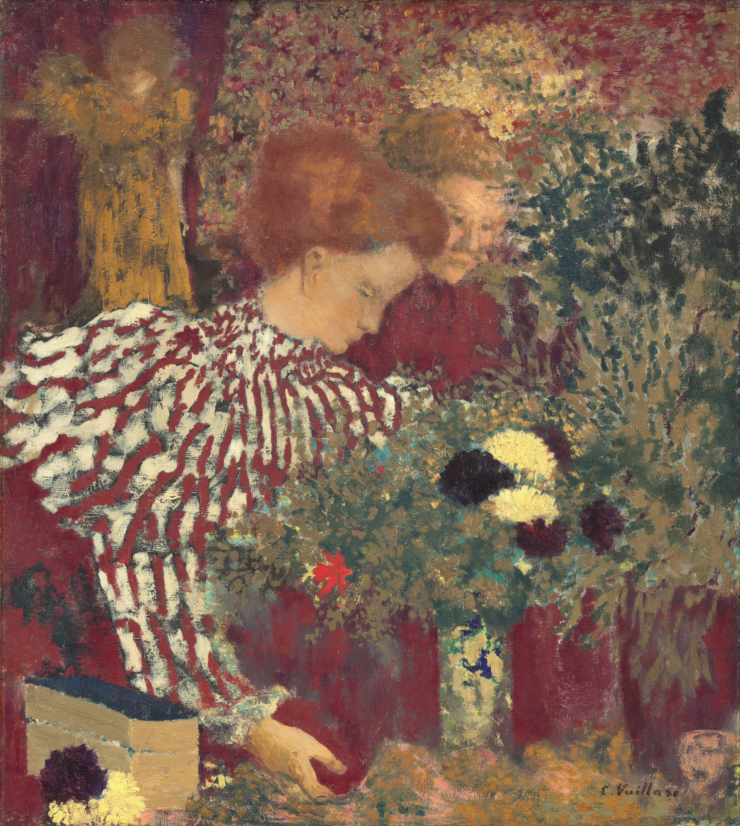 Le corsage rayé by Édouard Vuillard - 1895 