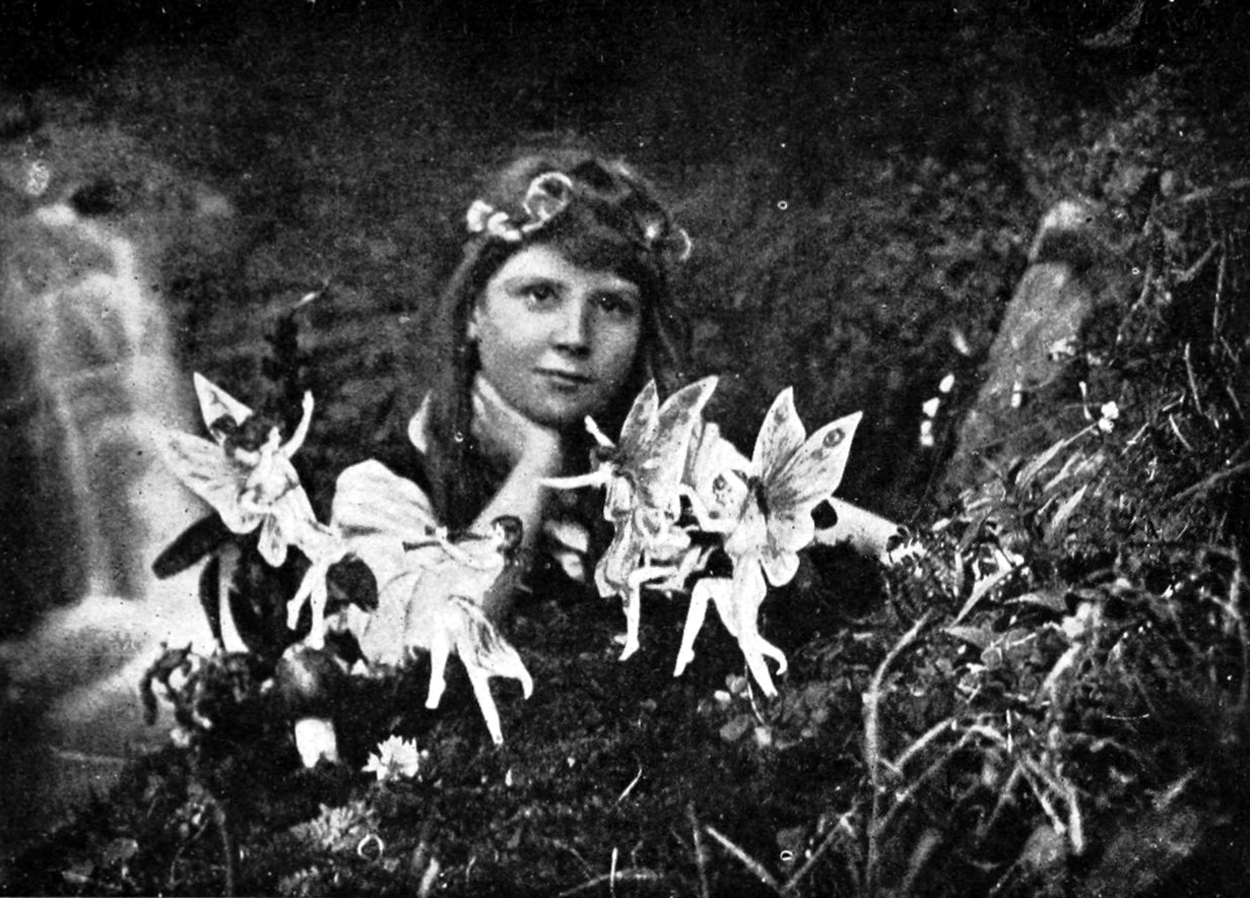 Frances and the Fairies by Elsie Wright and Frances Griffiths - July 1917 National Science and Media Museum