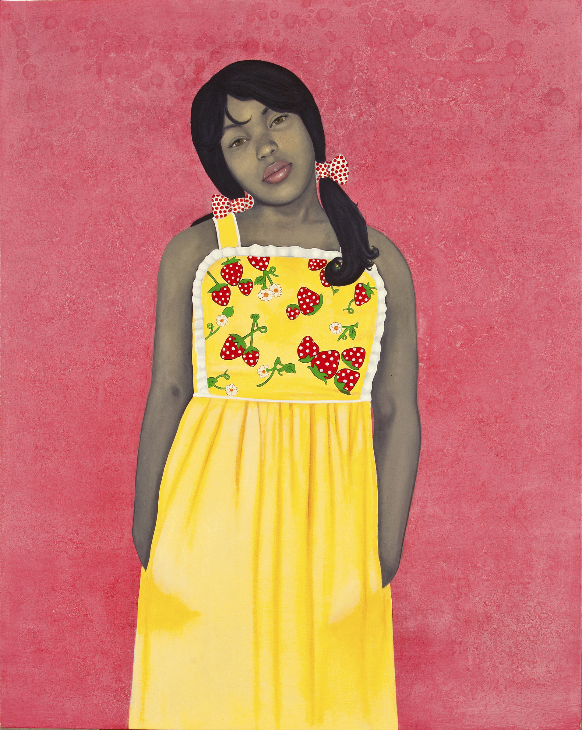 They call me Redbone but I’d rather be Strawberry Shortcake by Amy Sherald - 2009 - 54 x 43 in National Museum of Women in the Arts