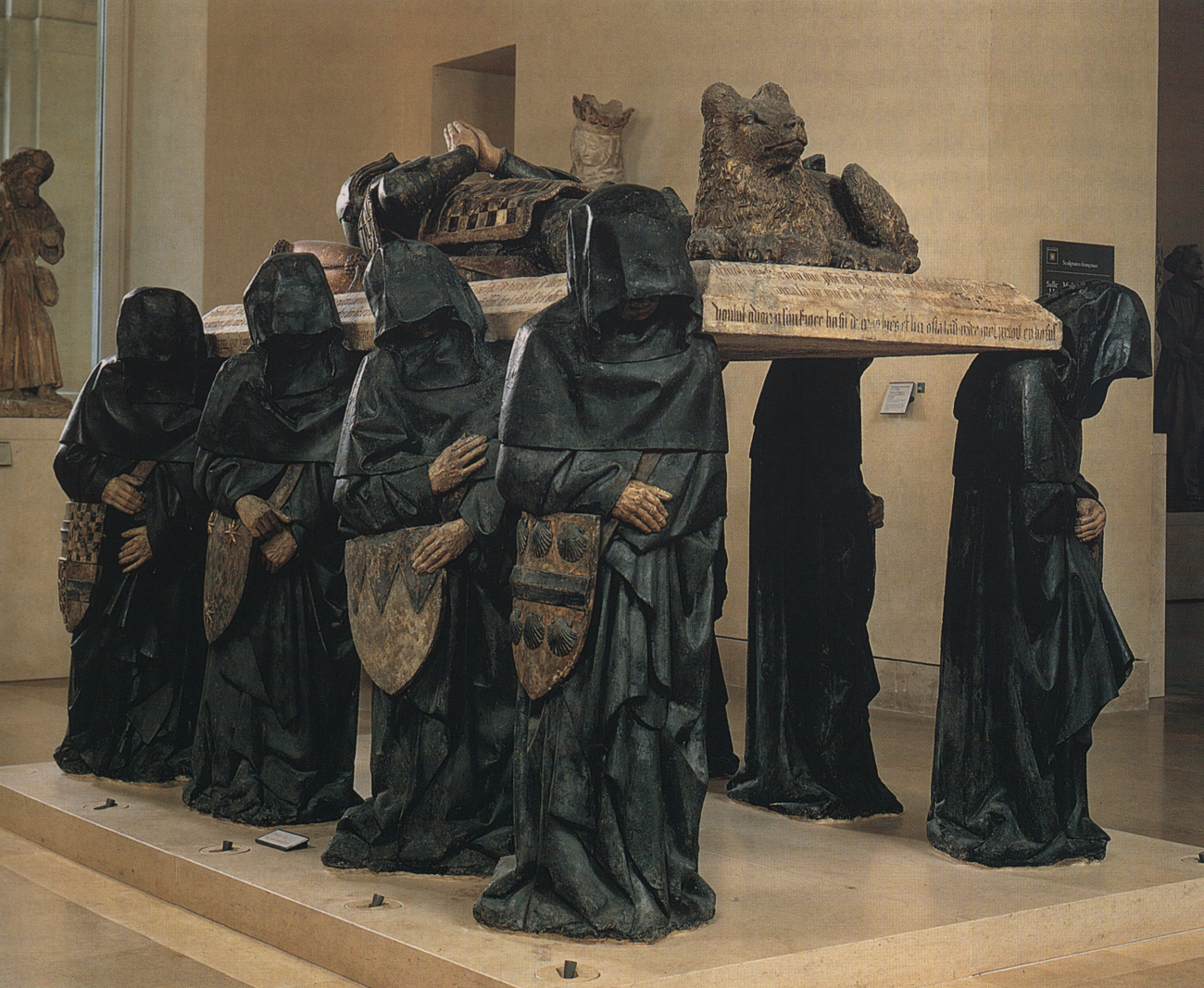 O túmulo de Philippe Pot de Citeaux by Artista Desconhecido - c.1480 Musée du Louvre