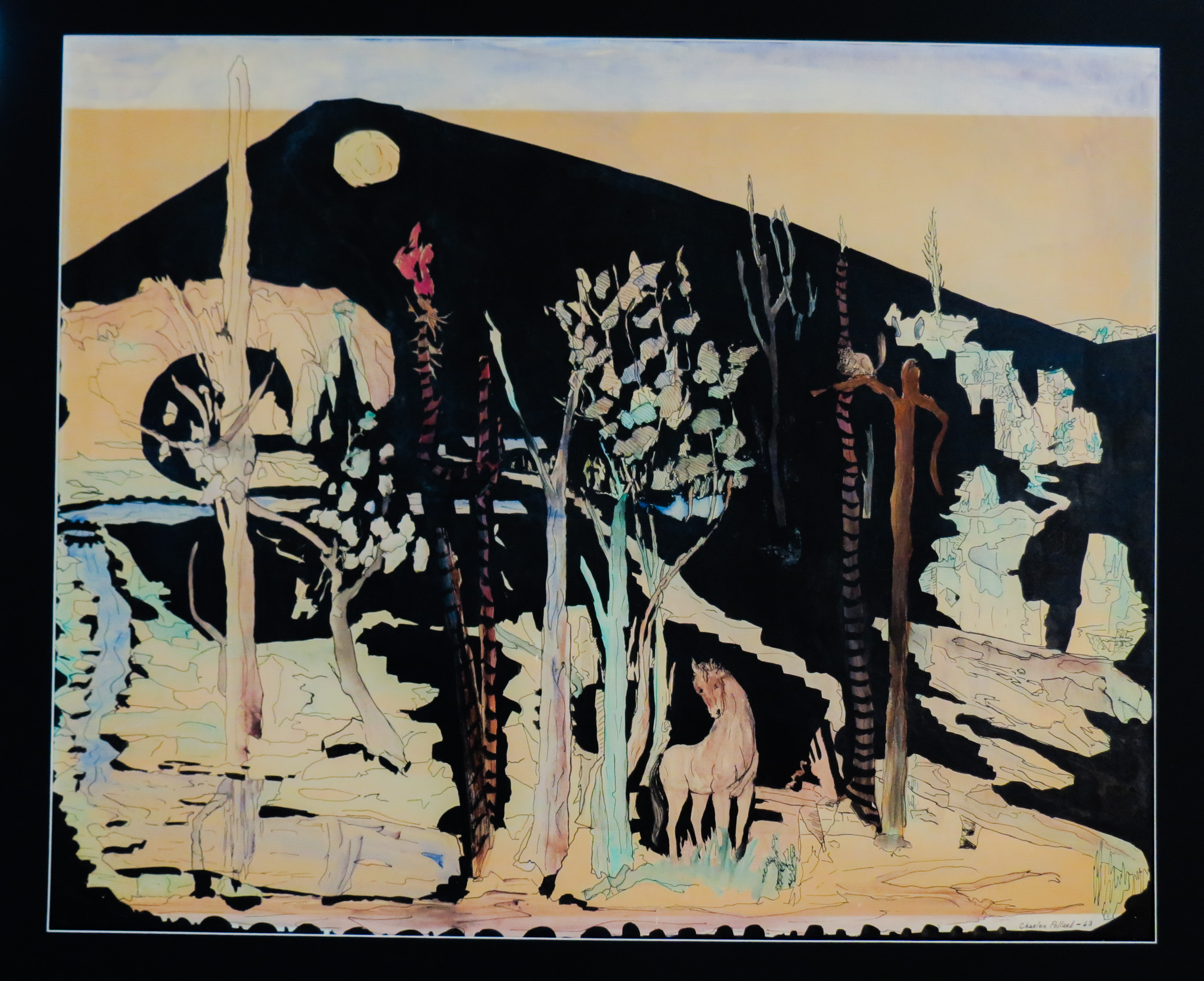 自然の孤独 by Charles William Pollard - 1960年代 - 24 x 30 インチ 