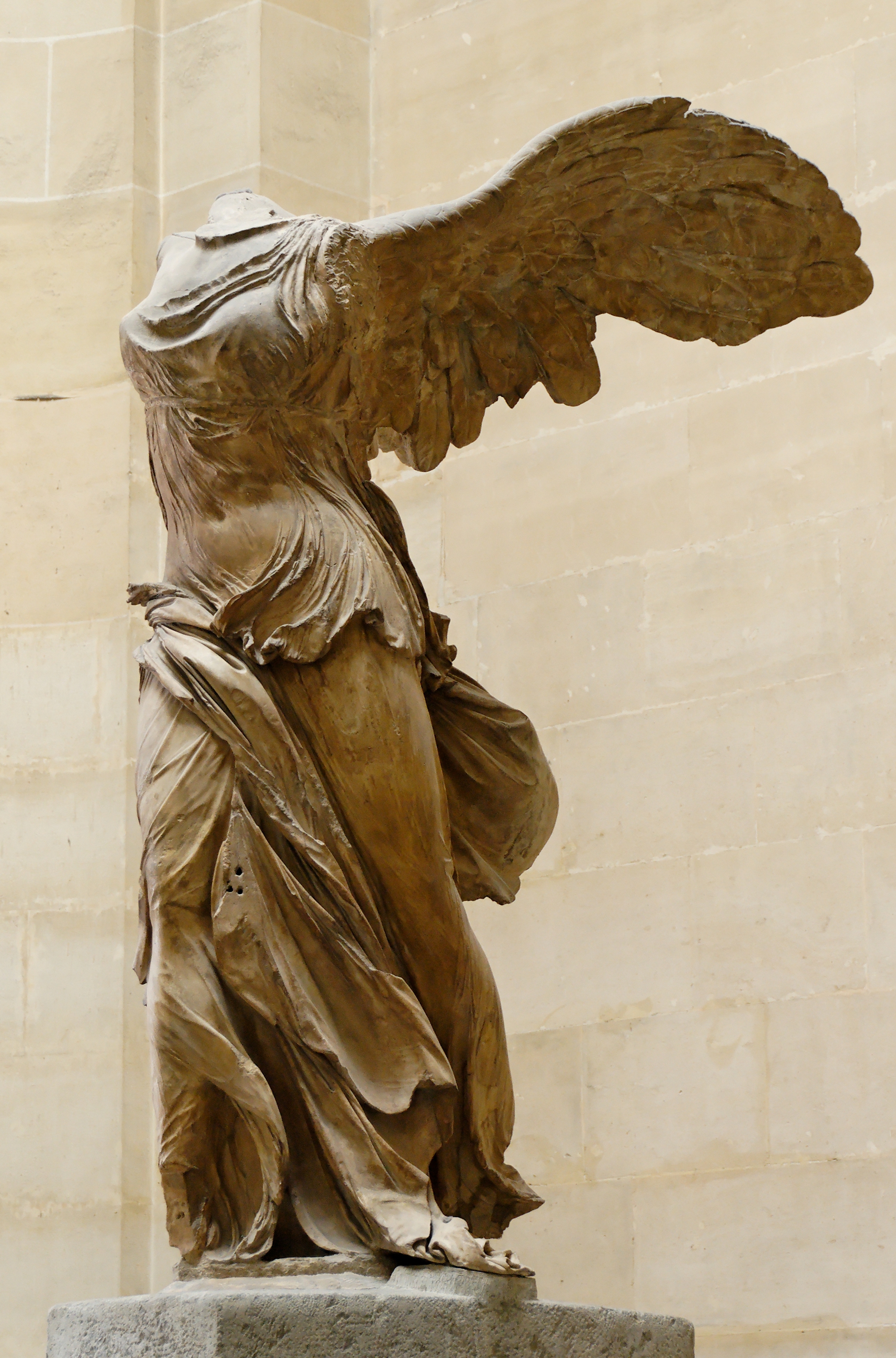 Winged Victory of Samothrace by Unknown Artist - 200-190 BC - 244 cm (96 in) Musée du Louvre