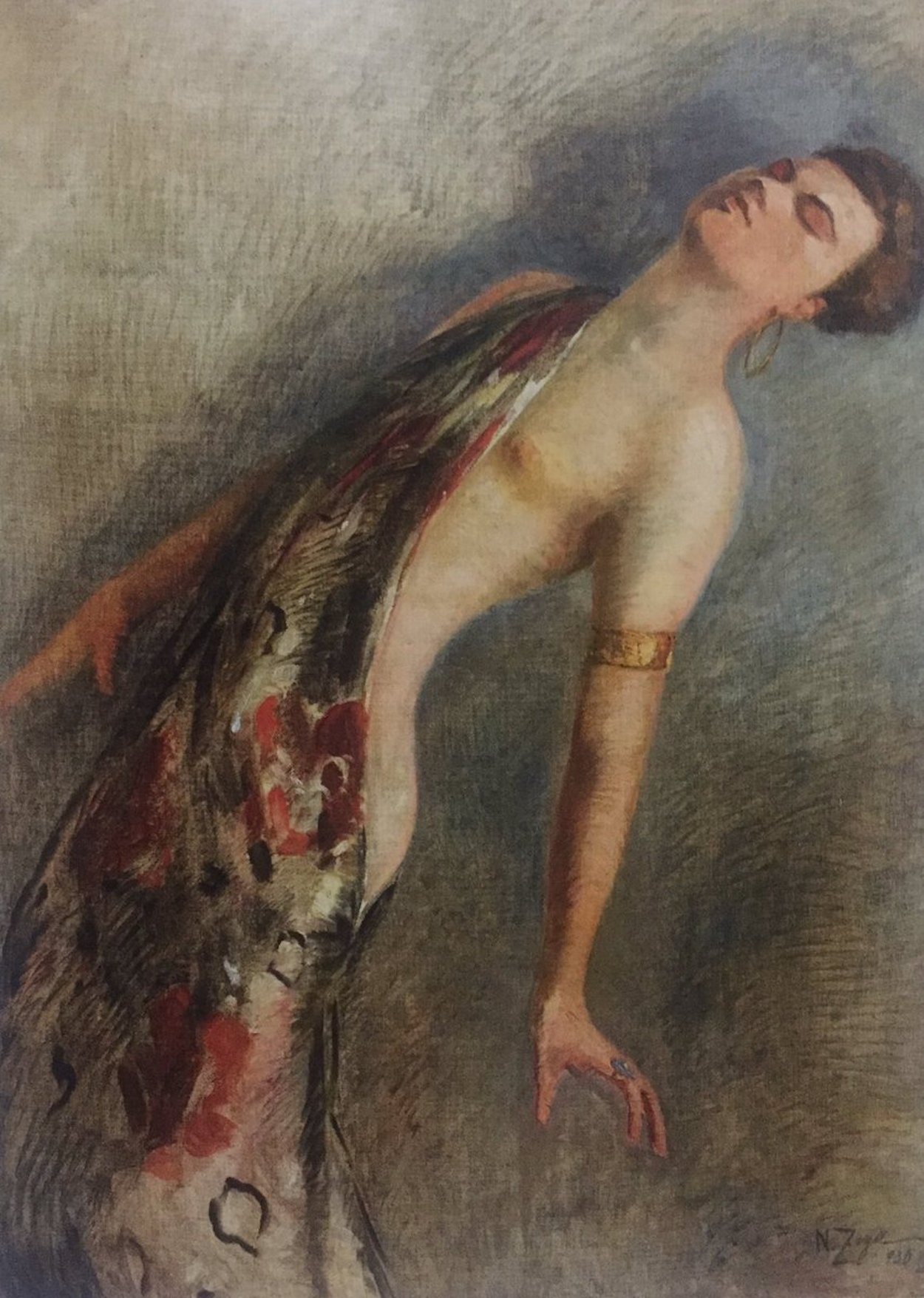 رقصنده by Nazmi Ziya Güran - 1930 - 121 x 91 cm 