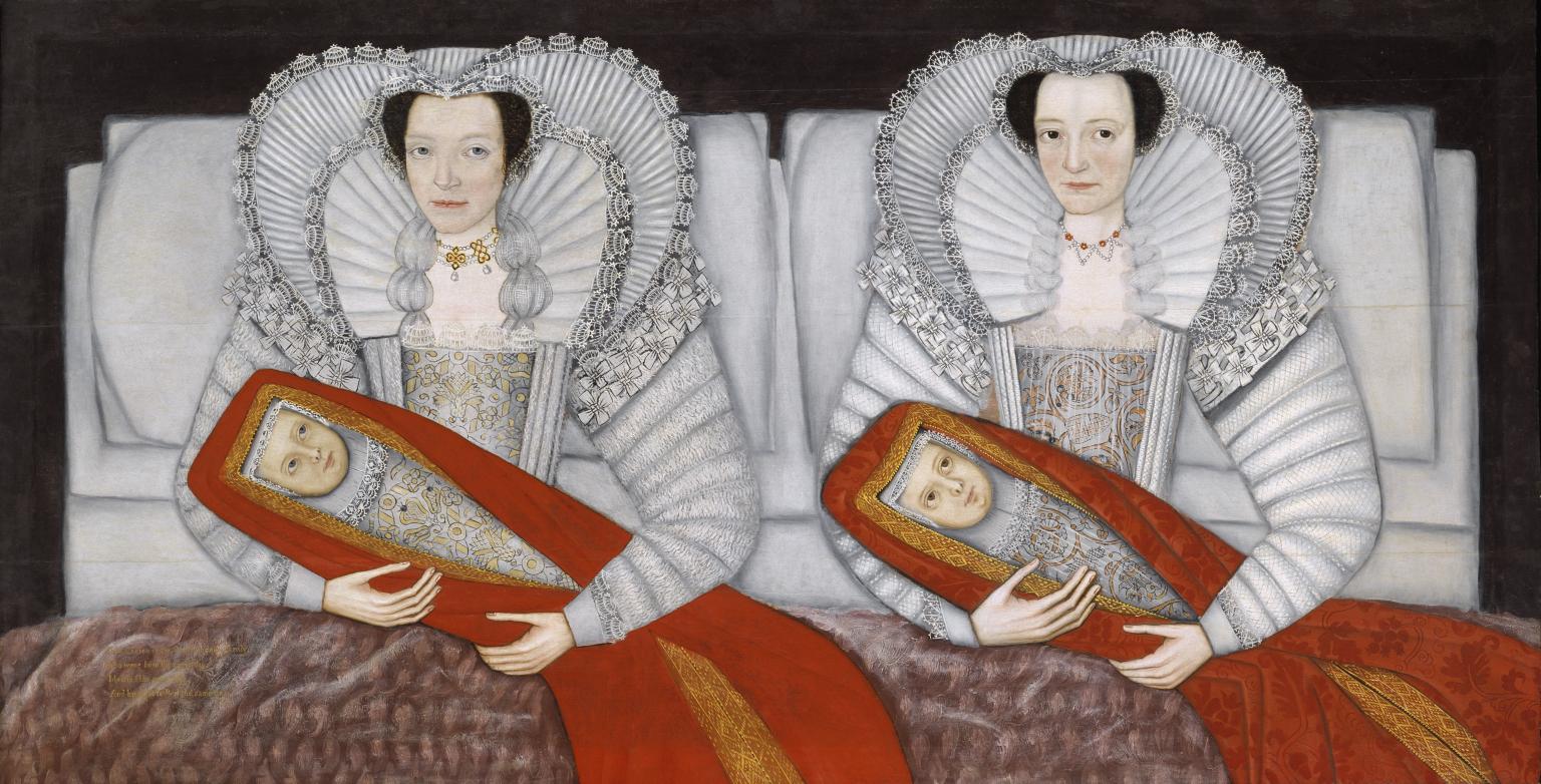 The Cholmondeley Ladies by Unknown Artist - c. 1600 - 172,3 x 88,6 cm Tate Britain