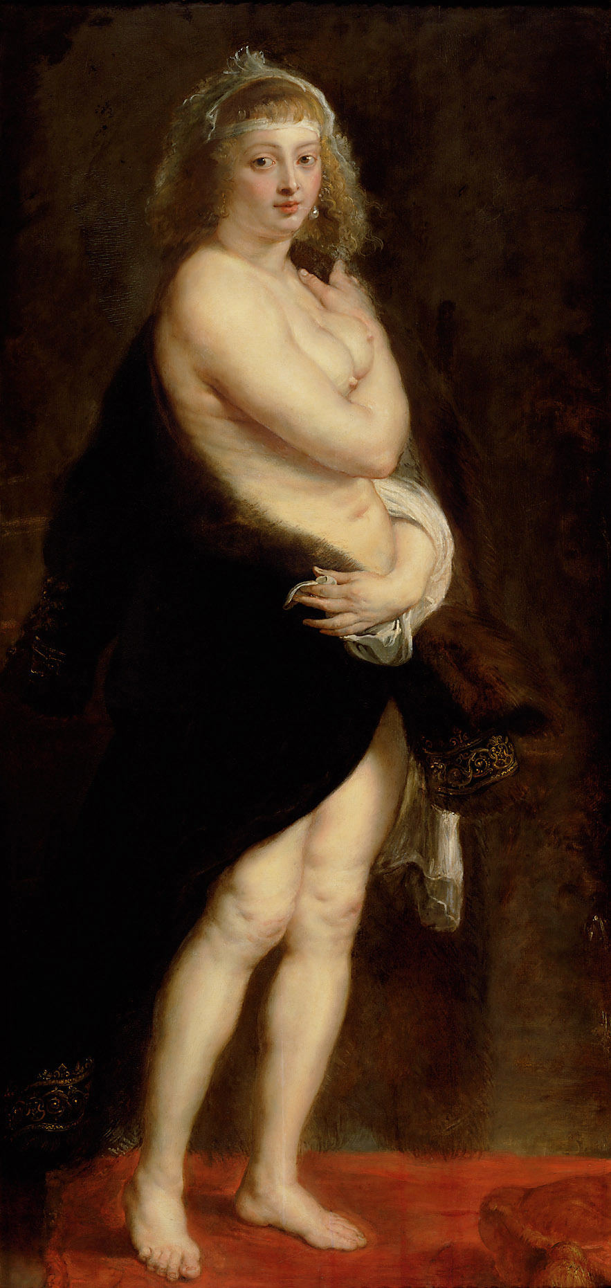Helena Fourment ("Das Fell") by Peter Paul Rubens - Etwa 1636/1638 - 176 x 83 cm Kunsthistorisches Museum
