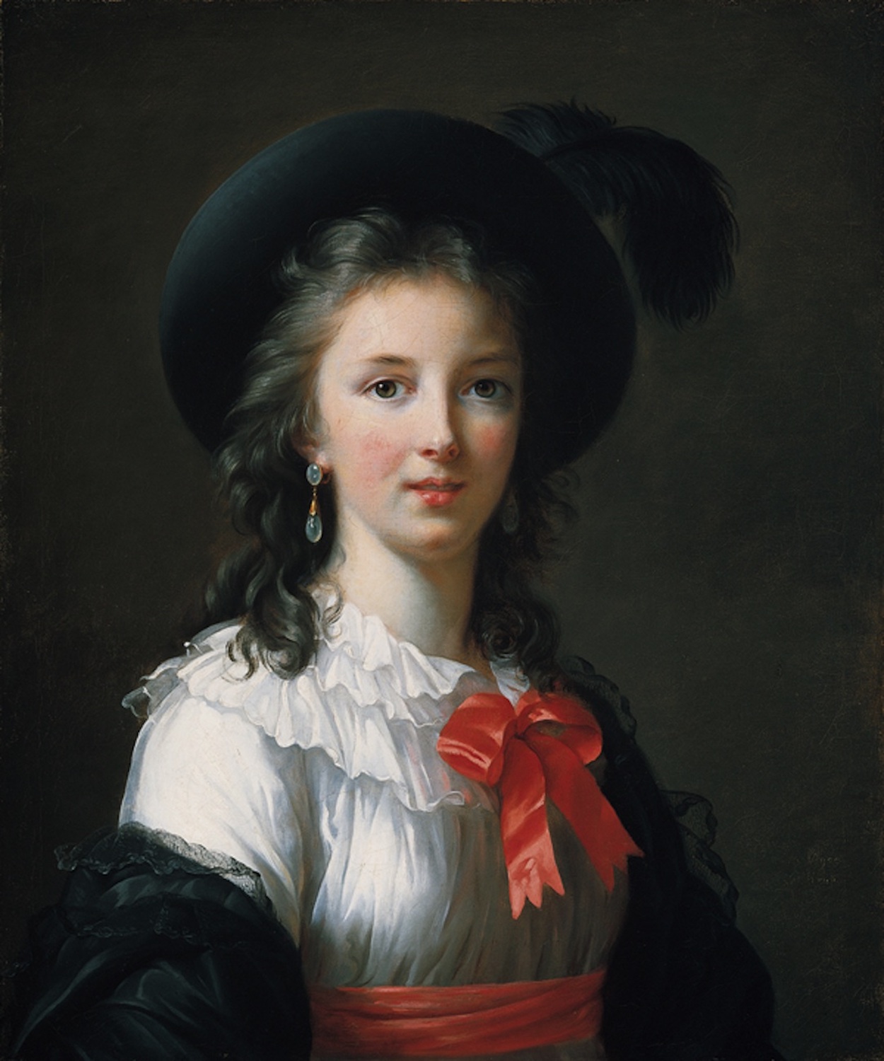 Zelf-Portret by Élisabeth Vigee Le Brun - c. 1781 - 64,8 x 54 cm 