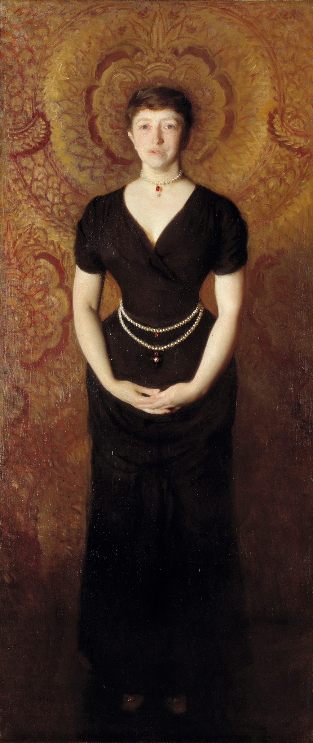 Portret van Isabella Stewart Gardner by John Singer Sargent - 1888 - 190 x 80 cm 