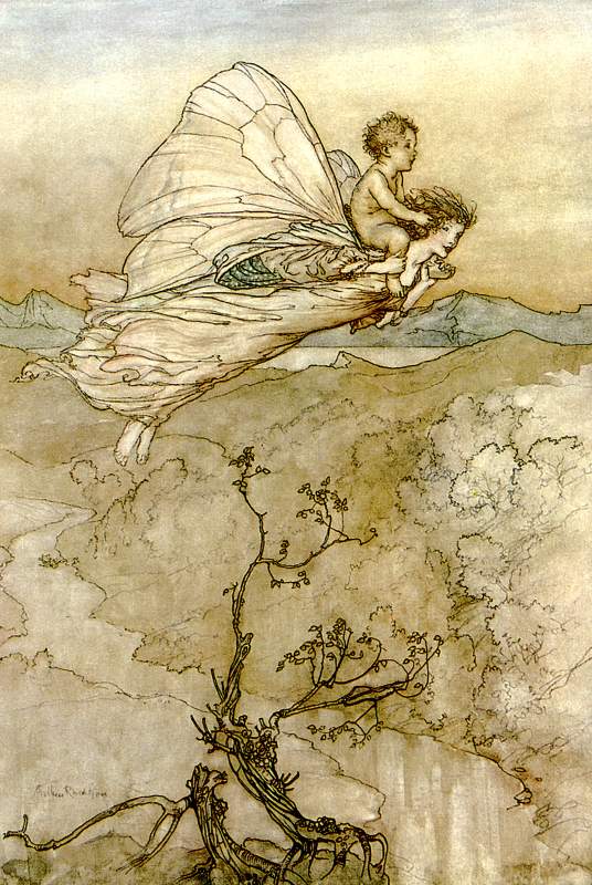 Hada con bebé by Arthur Rackham via DailyArt mobile app