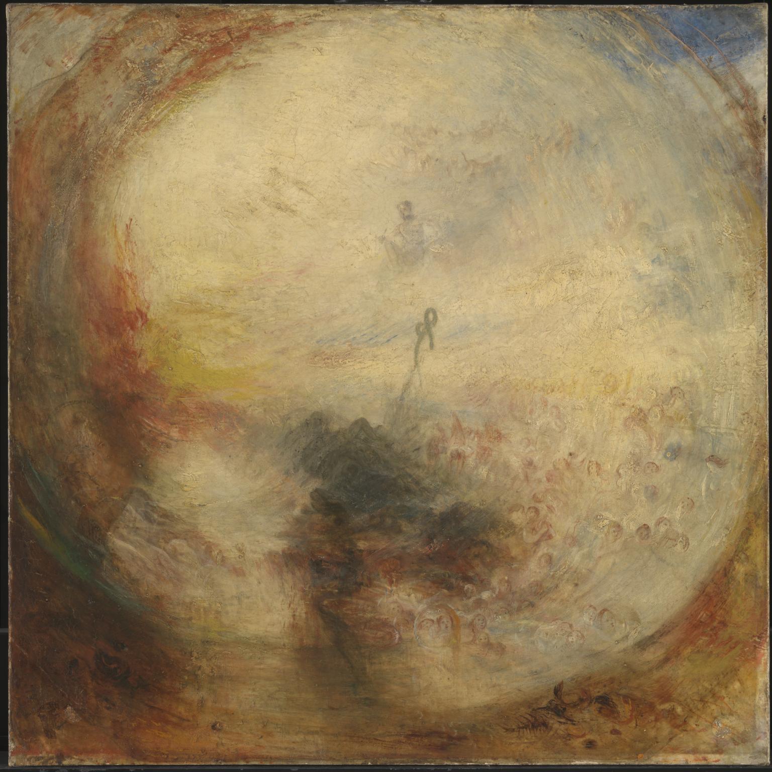 رنگ و نور by Joseph Mallord William Turner - ۱۸۴۳ - ۷۸۷ × ۷۸۷ سانتی‌متر  