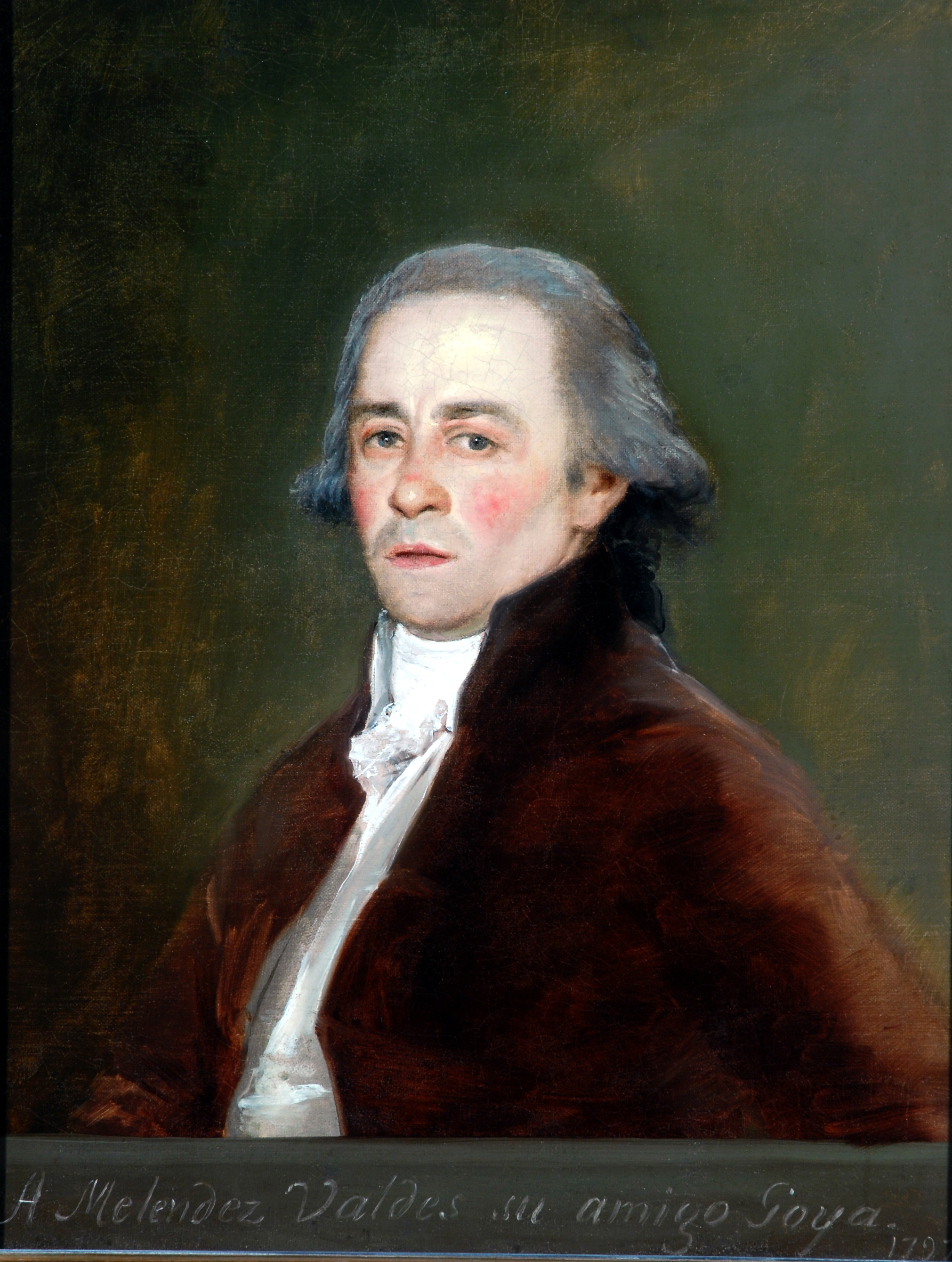 Juan Antonio Meléndez Valdés by Francisco Goya - 1797 - 73.3 x 57.1 cm El Museo Bowes