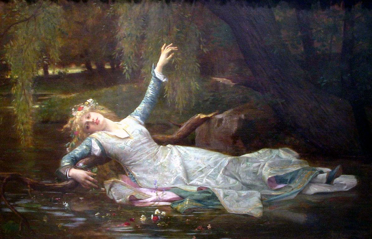 오필리아 (Ophelia) by Alexandre Cabanel - 1883​년 