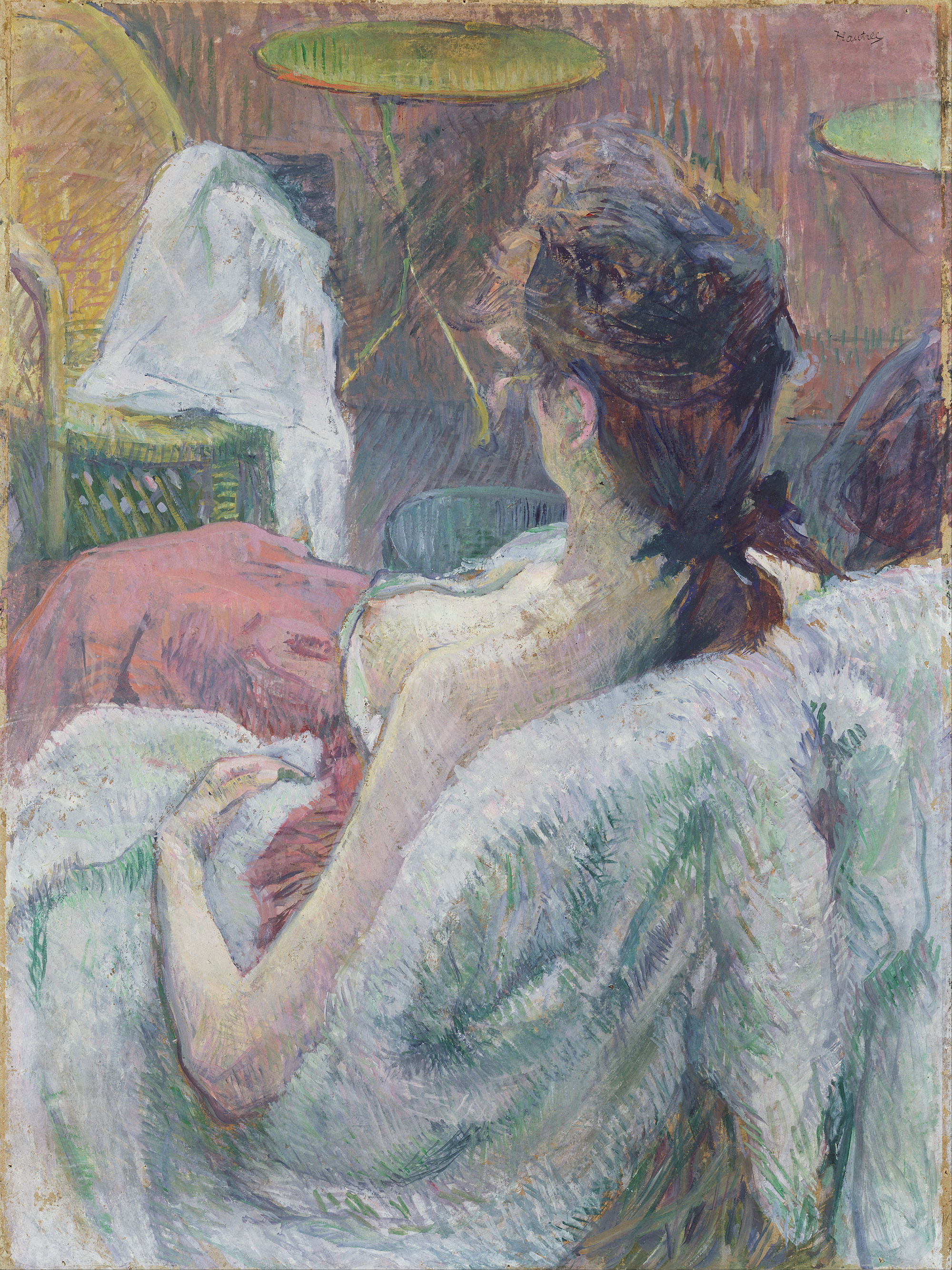 Модель відпочиває by Henri de Toulouse-Lautrec - 1889 - 49.2 x 65.1 см 