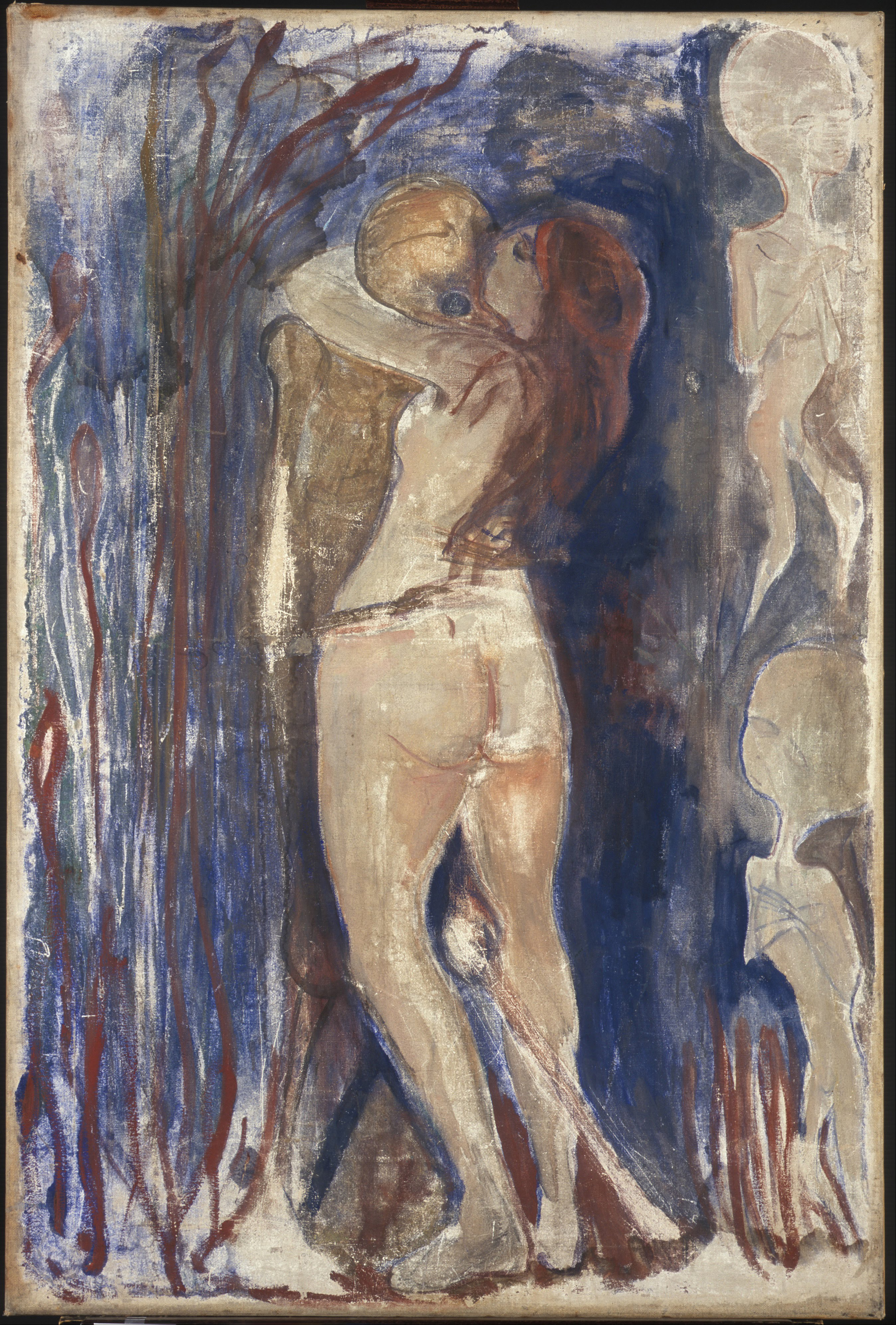 Death and Life by Edvard Munch - 1894 - 86 x 128 cm Munch Museum