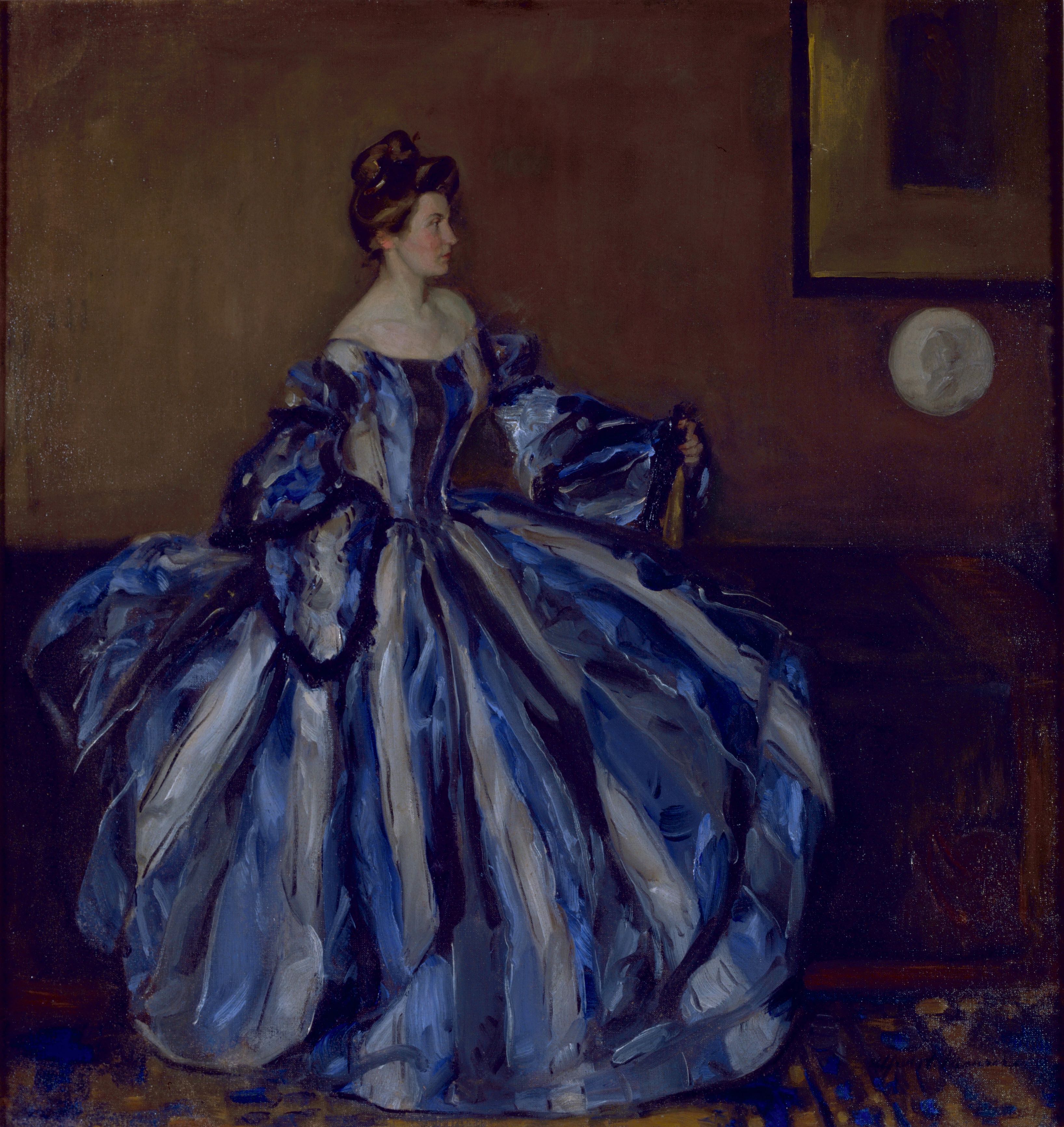 Kobieta We Wnętrzu by Alfred Maurer - 1901 - 30 x 28 1/2 cala 