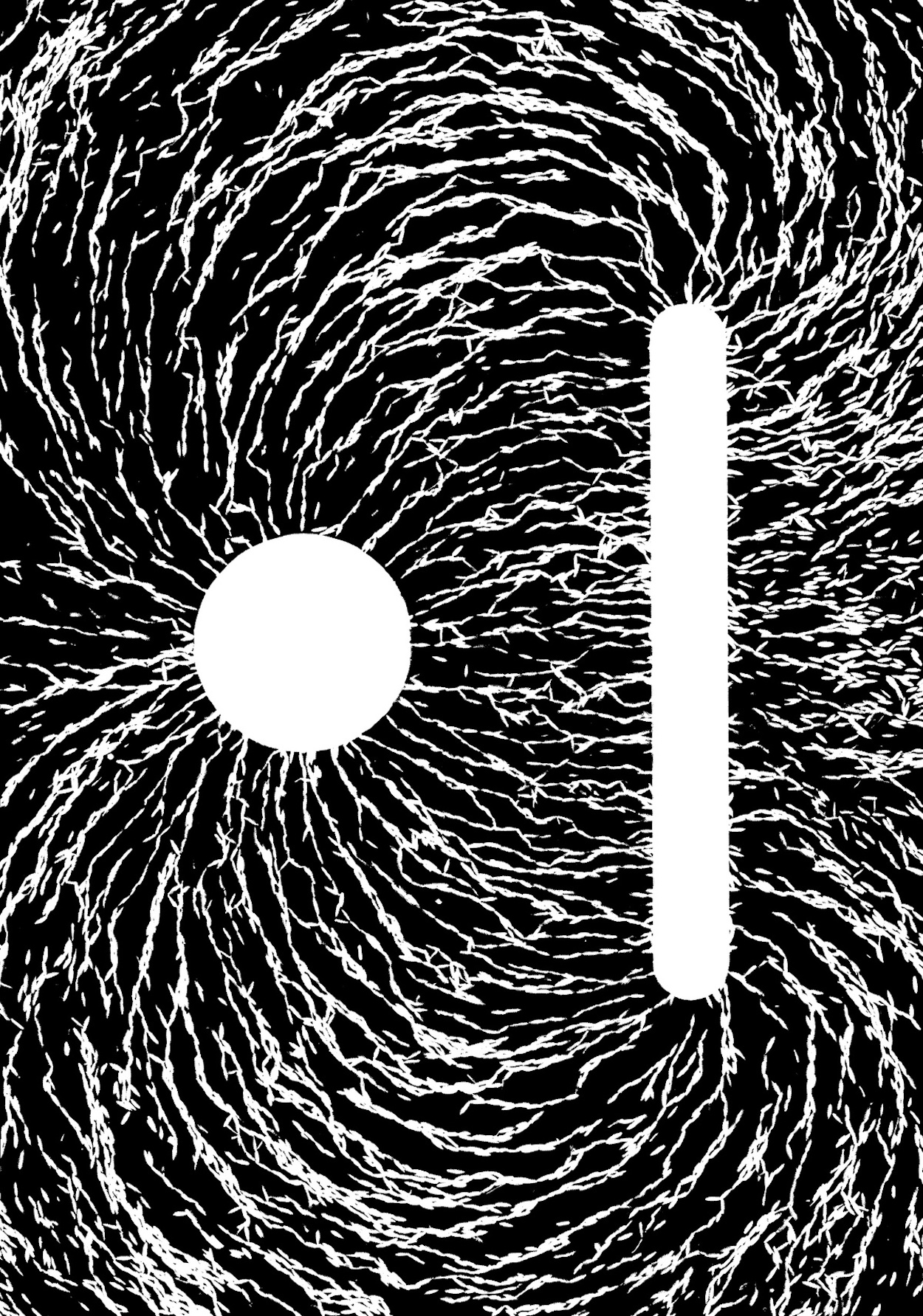 Placa 1 - Câmp electric între o sferă încărcată și o placă conductoare by Oleg Dmitrovich Jefimenko - 1966 