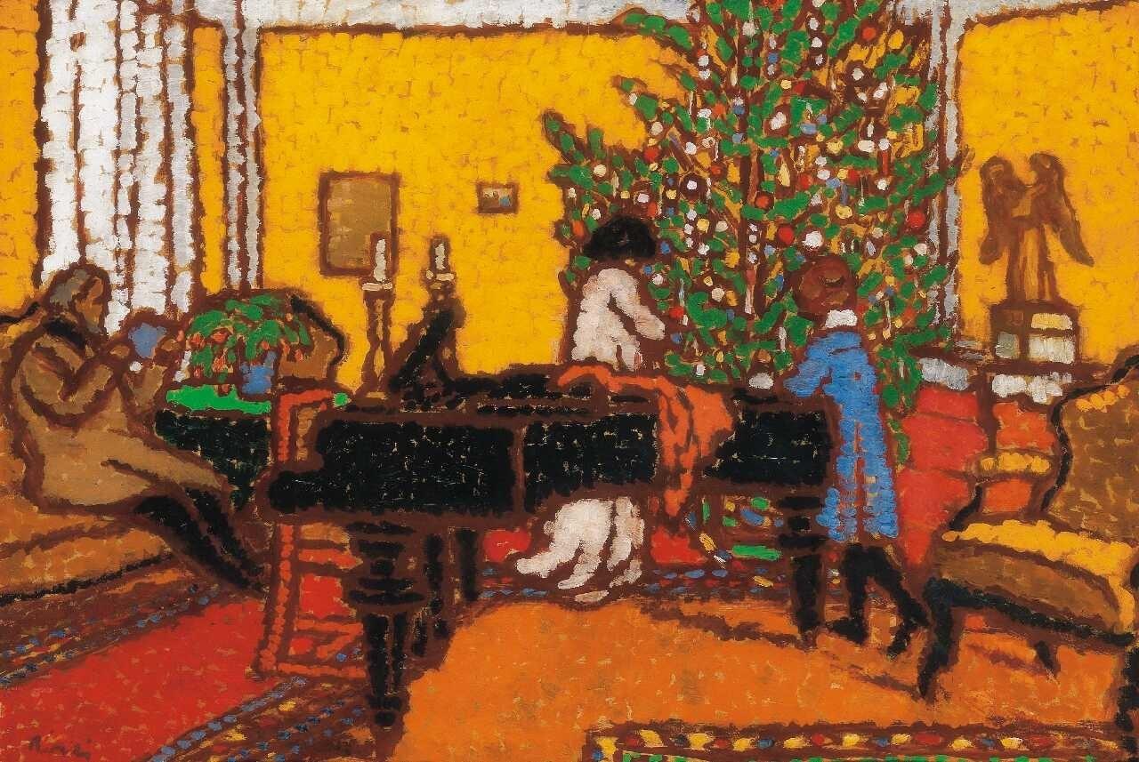 Crăciun by József Rippl-Rónai - 1910 - 67 x 99 cm 