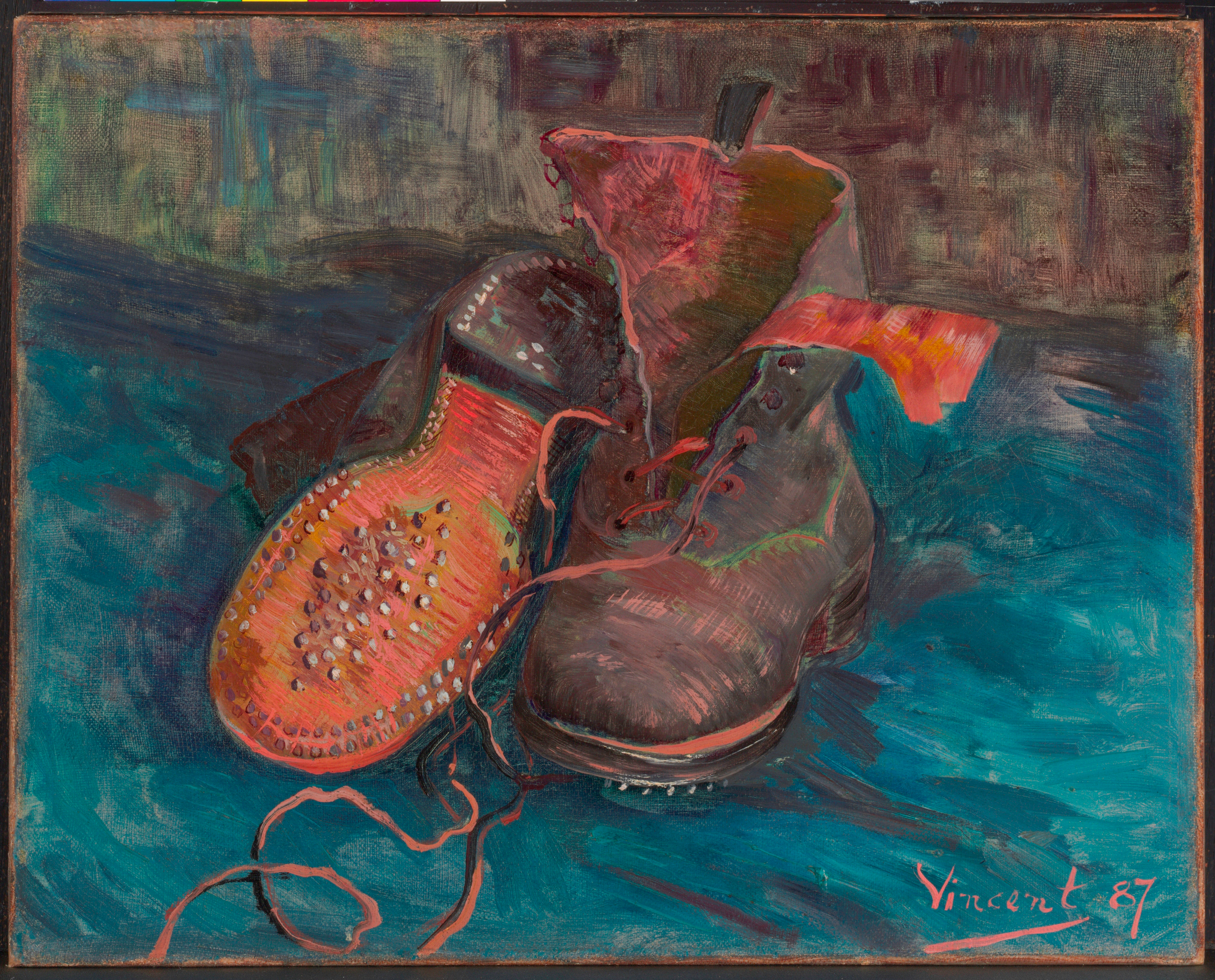 A Pair of Boots by Vincent van Gogh - 1887 - 32.7 x 41.3 cm Baltimore Museum of Art