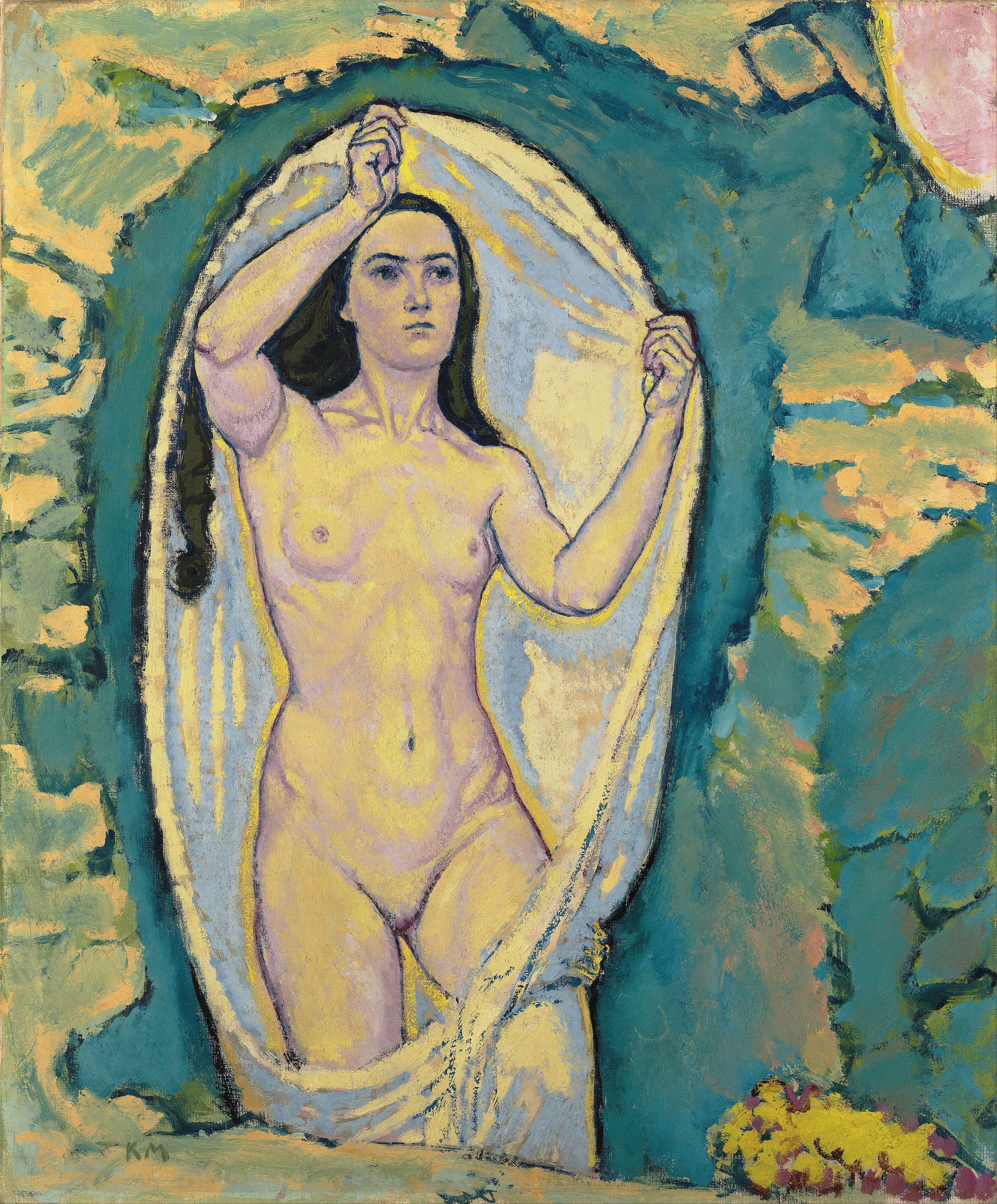 Venus in de grot by Koloman Moser - 1914 - 62,7 x 75,5 cm Leopold Museum