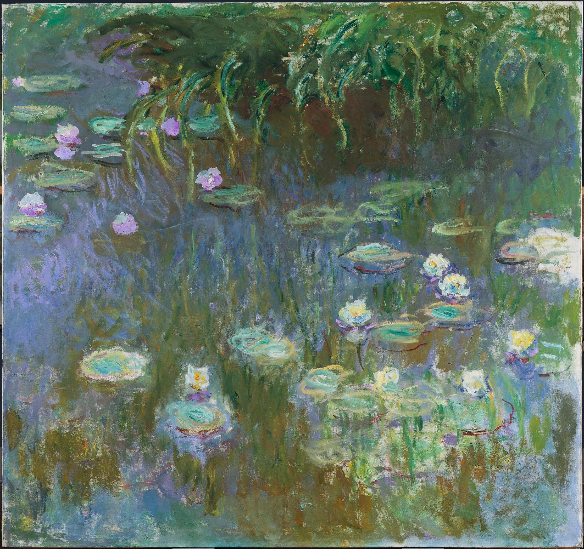 睡蓮 by Claude Monet - 1922年 - 213.3 x 200 cm 