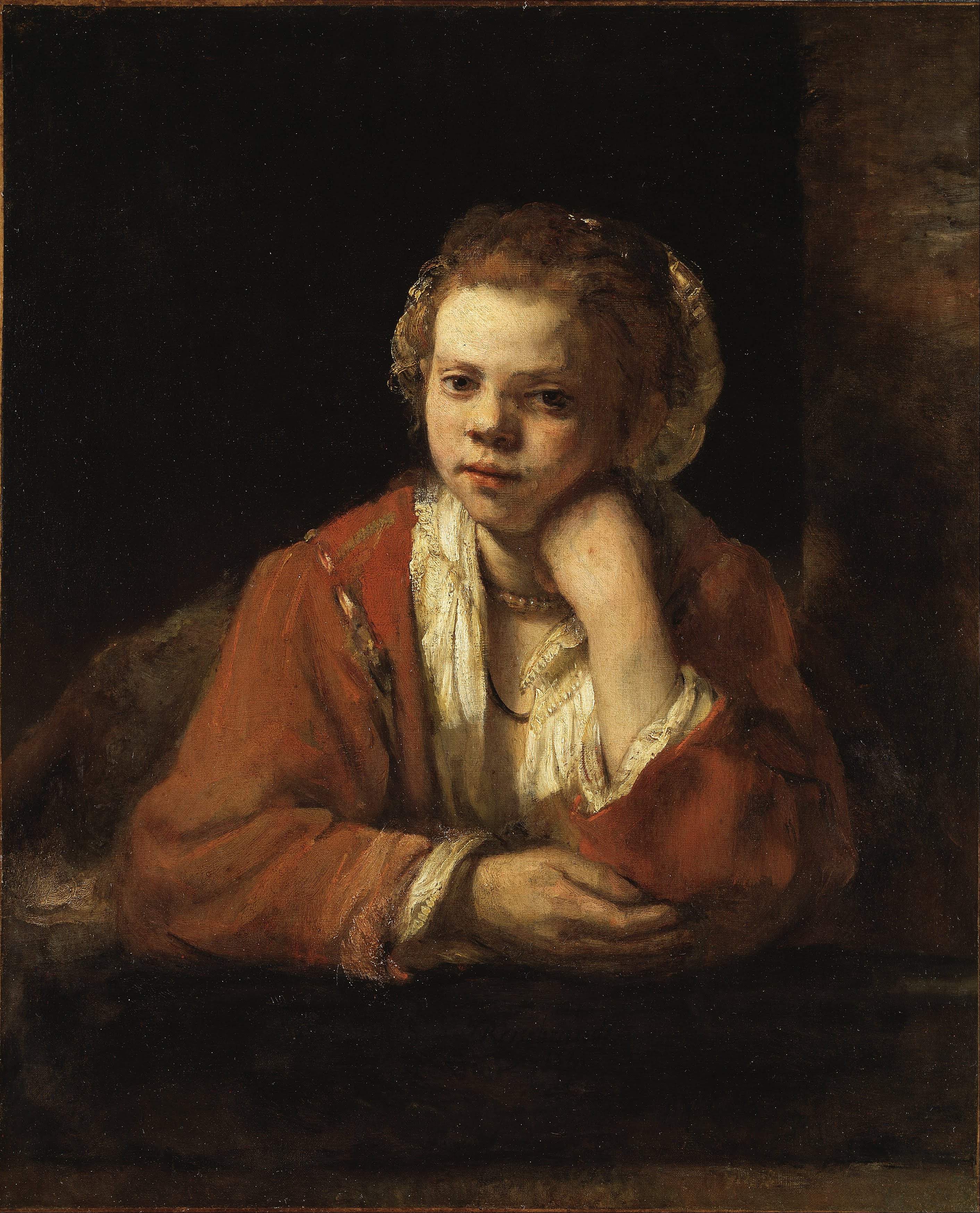 خادمة المطبخ by Rembrandt van Rijn - 1651 - 64 x 78 سم 