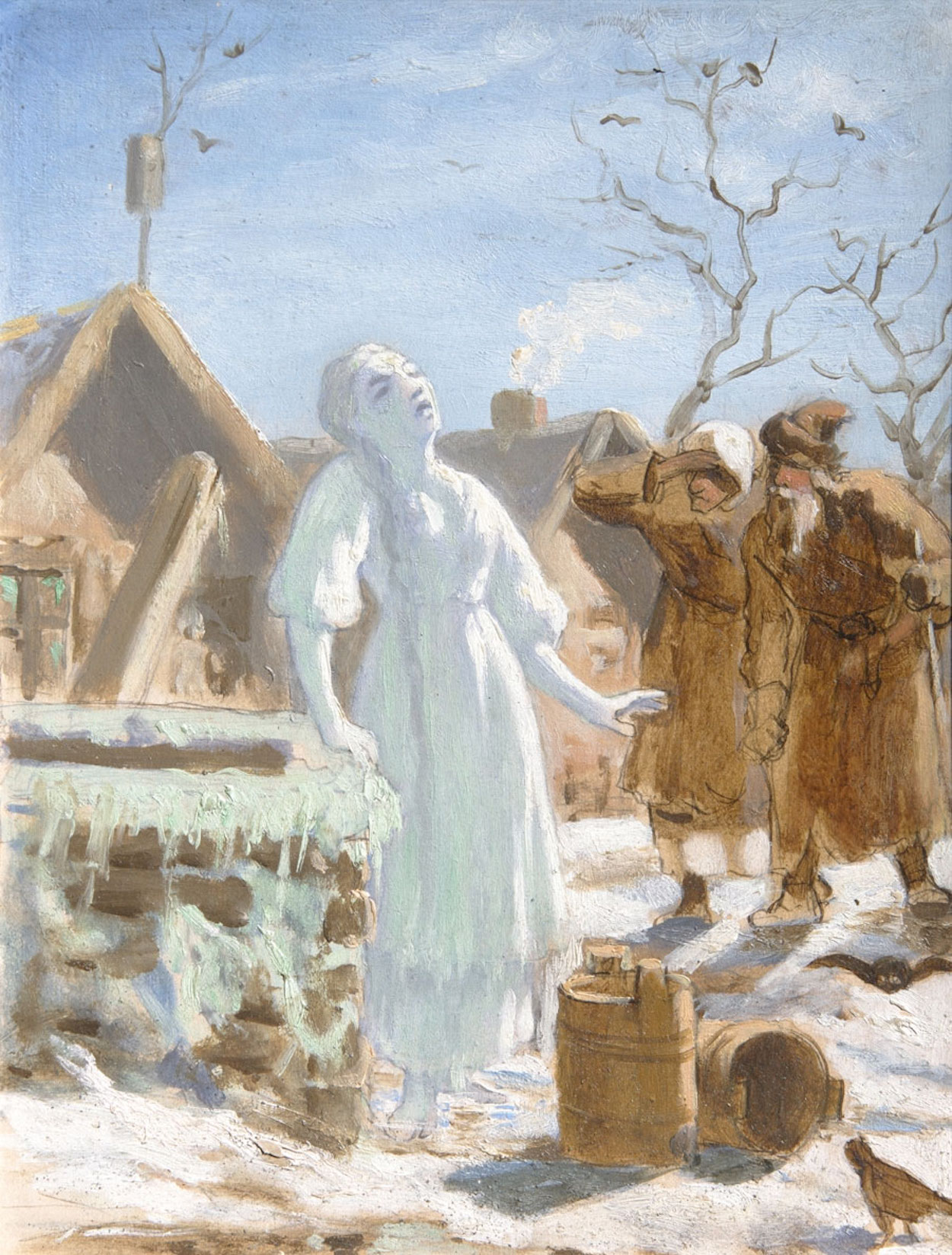 The Snow Maiden by Vasily Grigoryevich Perov - 1879 Tretyakov Gallery