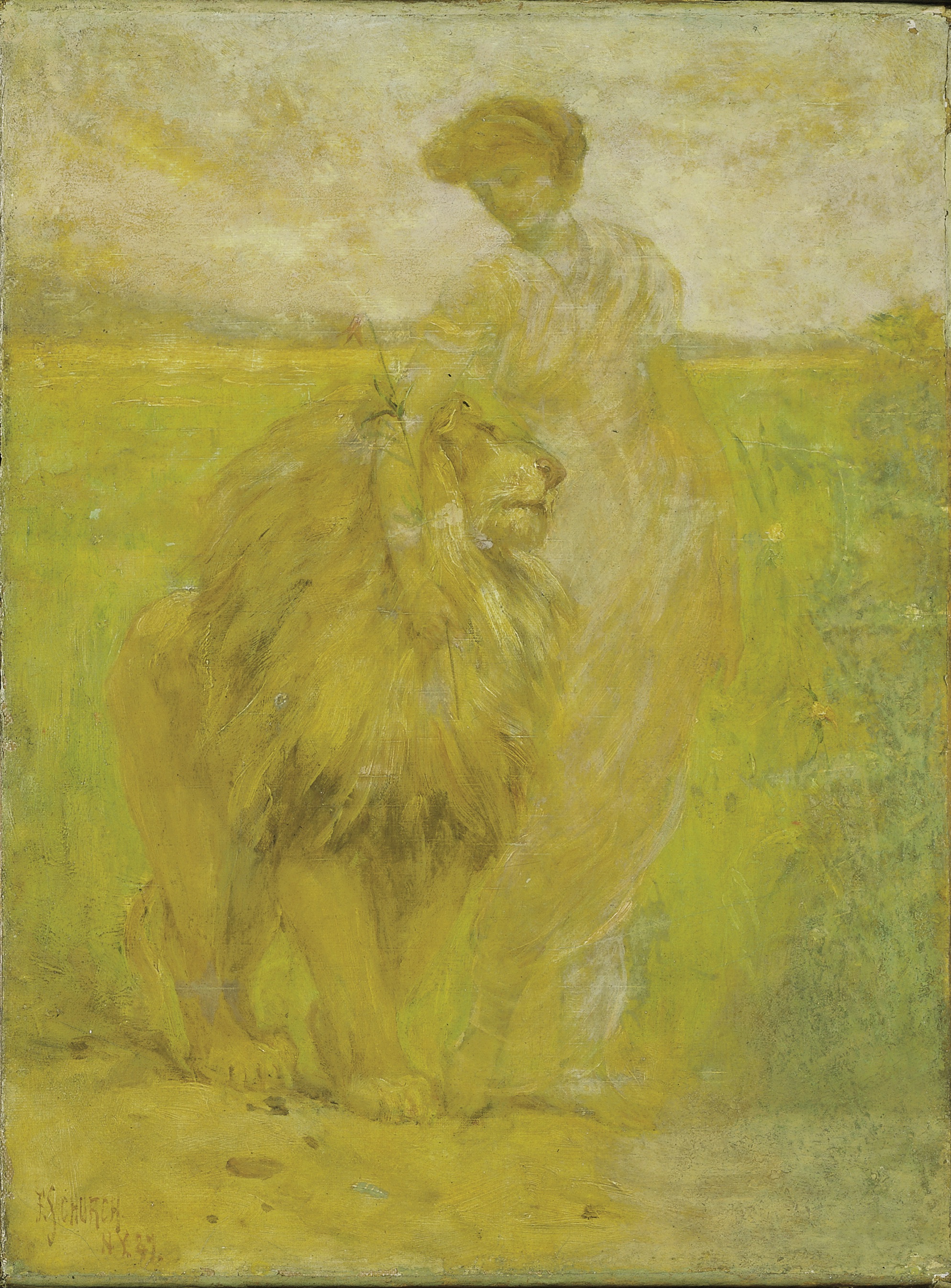 Fensőbbség by Frederick Stuart Church - 1887 - 40.9 x 30.4 cm 