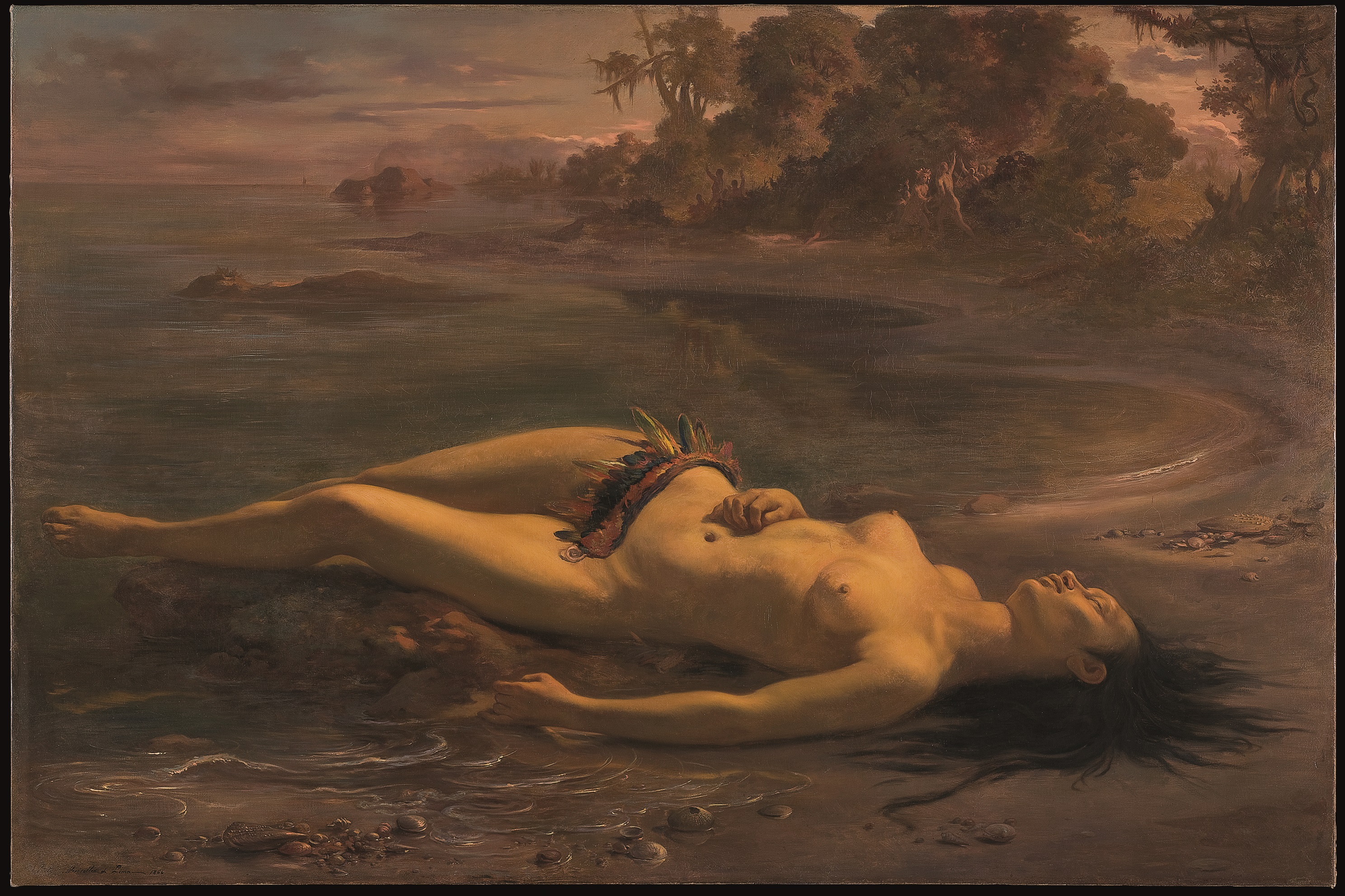 Моэма by Victor Meirelles - 1866 - 129 x 199 см 