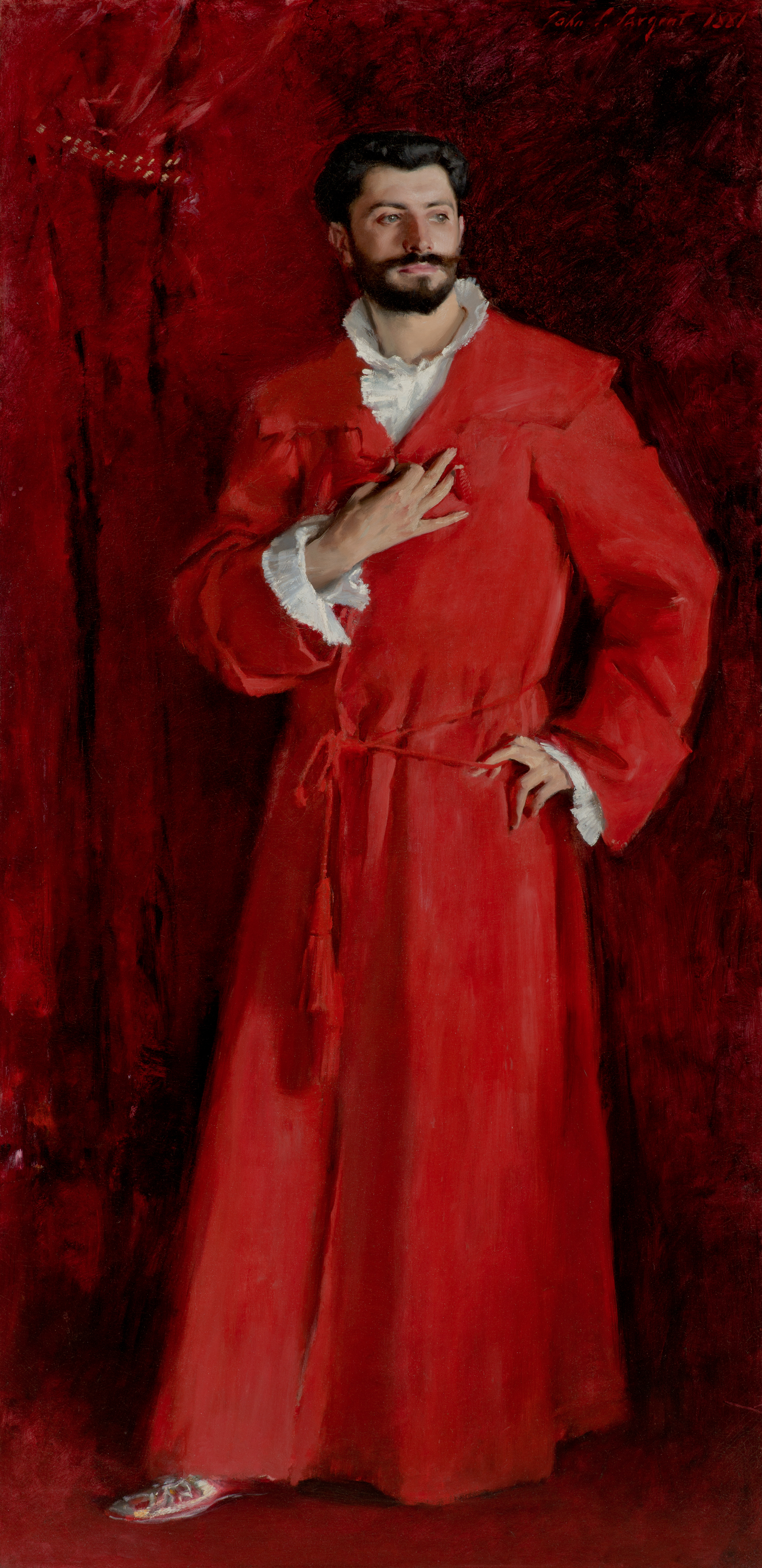 Doctor Samuel Jean Pozzi by John Singer Sargent - 1881 - 202.9 x 102.2 cm Rijksmuseum