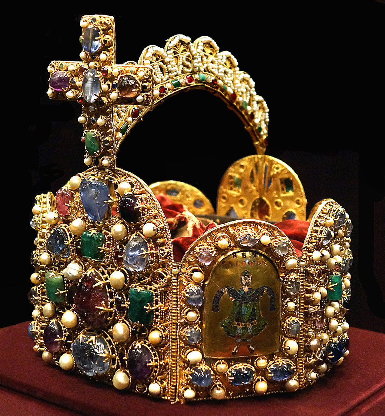 Imperial Crown of Otto the Great by Unknown Artist - c. 980 – c. 1027 - 15.6 cm Hofburg