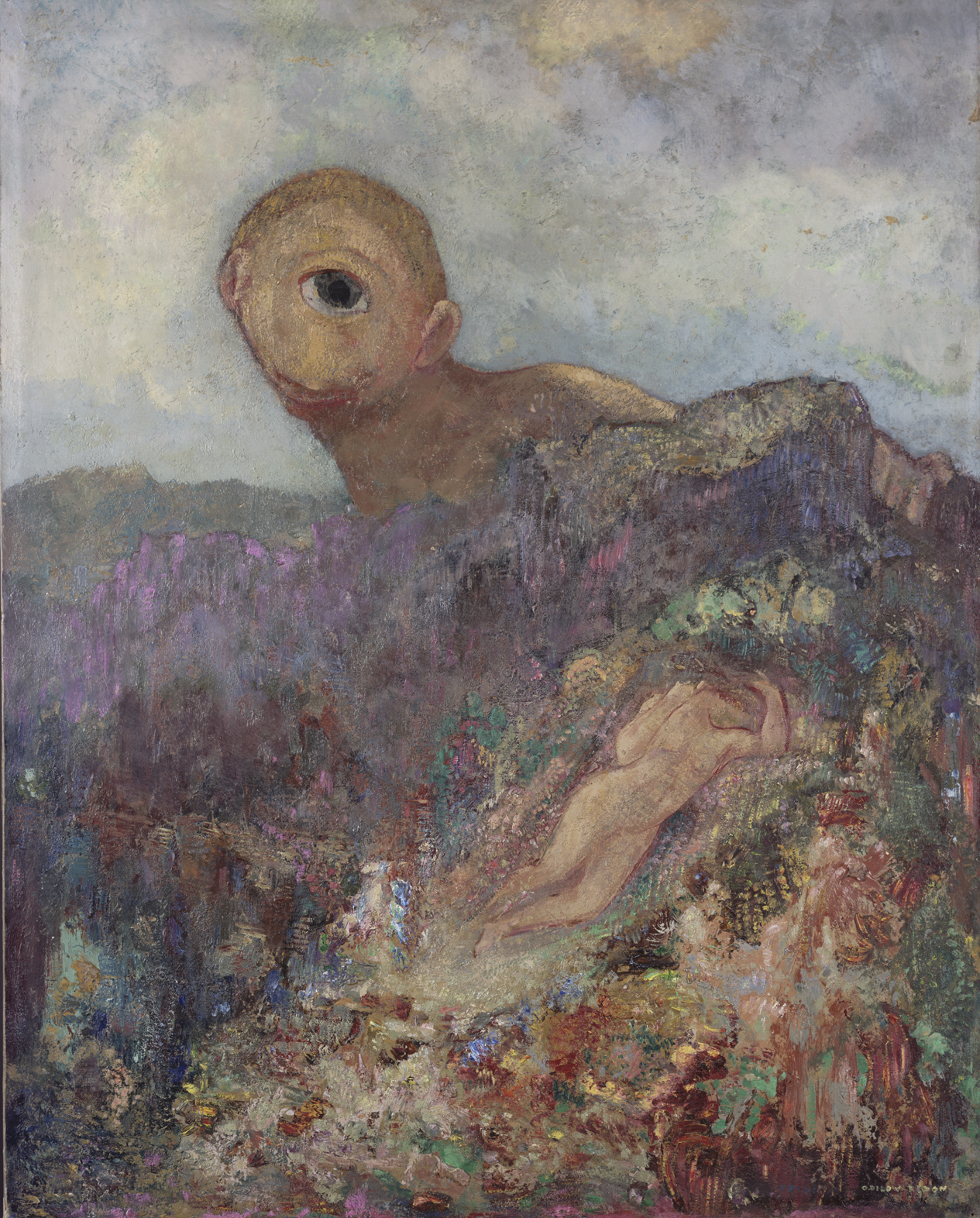 El cíclope by Odilon Redon - c. 1914 Kröller-Müller Museum