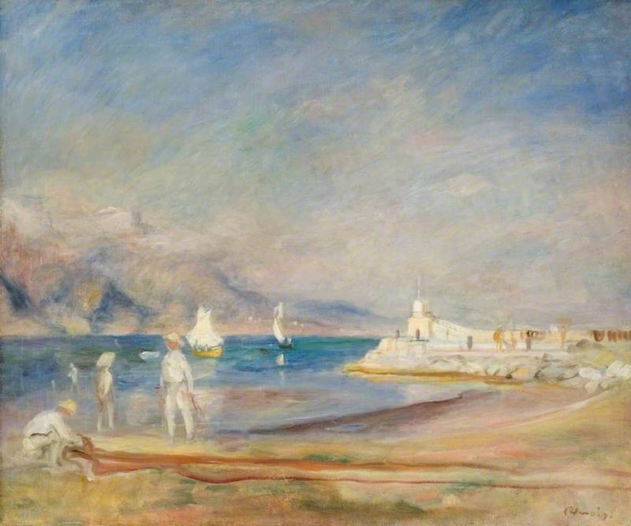 سن تروپه by Pierre-Auguste Renoir - 1902 