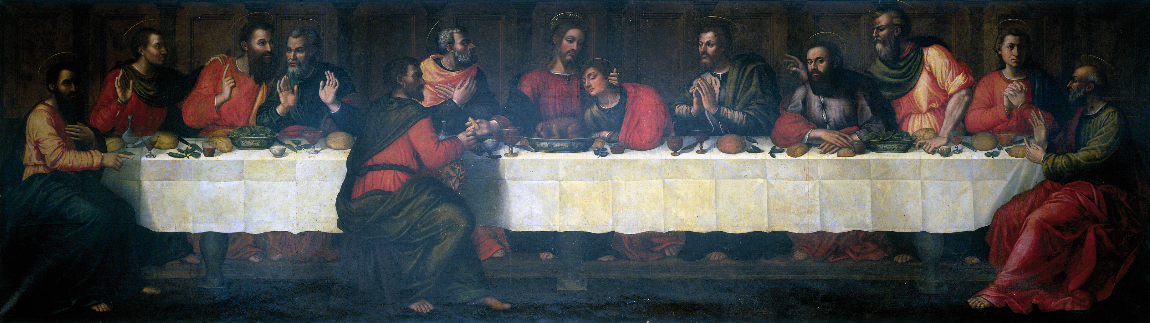 Тайная вечеря by Plautilla Nelli - XVI век 