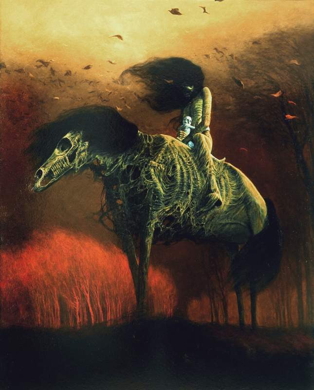 高級品市場 Zdzisław by 無題 Beksiński app mobile DailyArt via 絵画