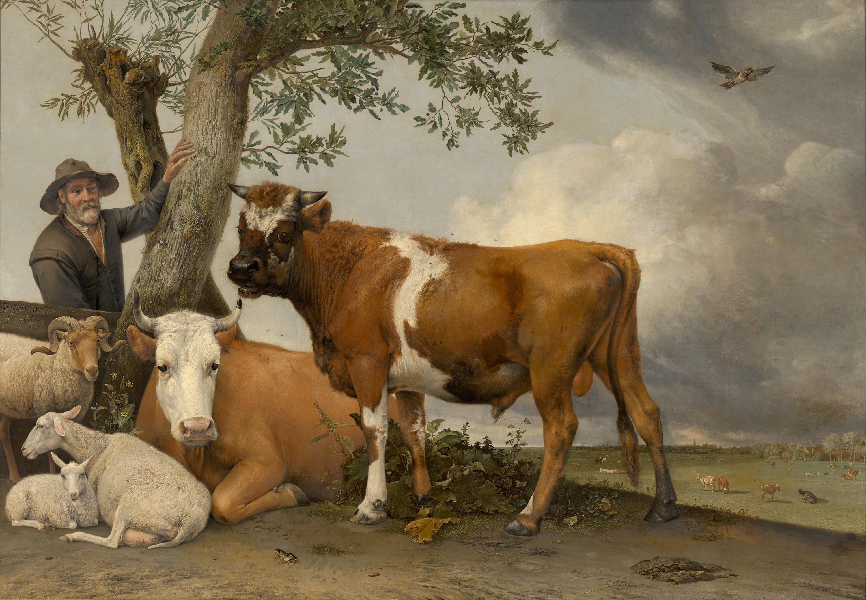 The Bull by Paulus Potter - 1647 - 236 x 339 cm Mauritshuis, The Hague