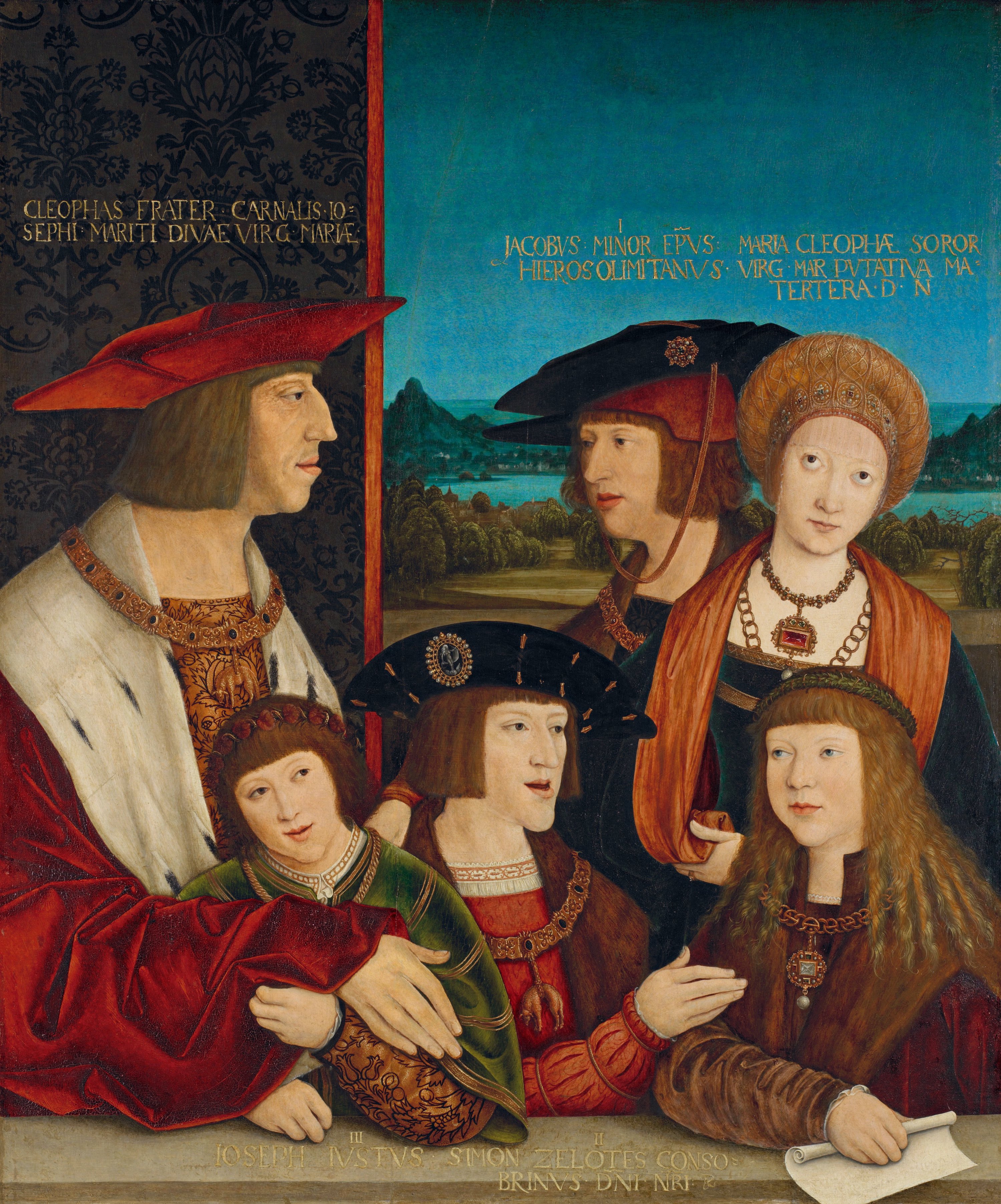 Emperor Maximilian I with His Family by Bernhard Strigel - 1516/1520 - 60.4 x 72.8 cm Kunsthistorisches Museum