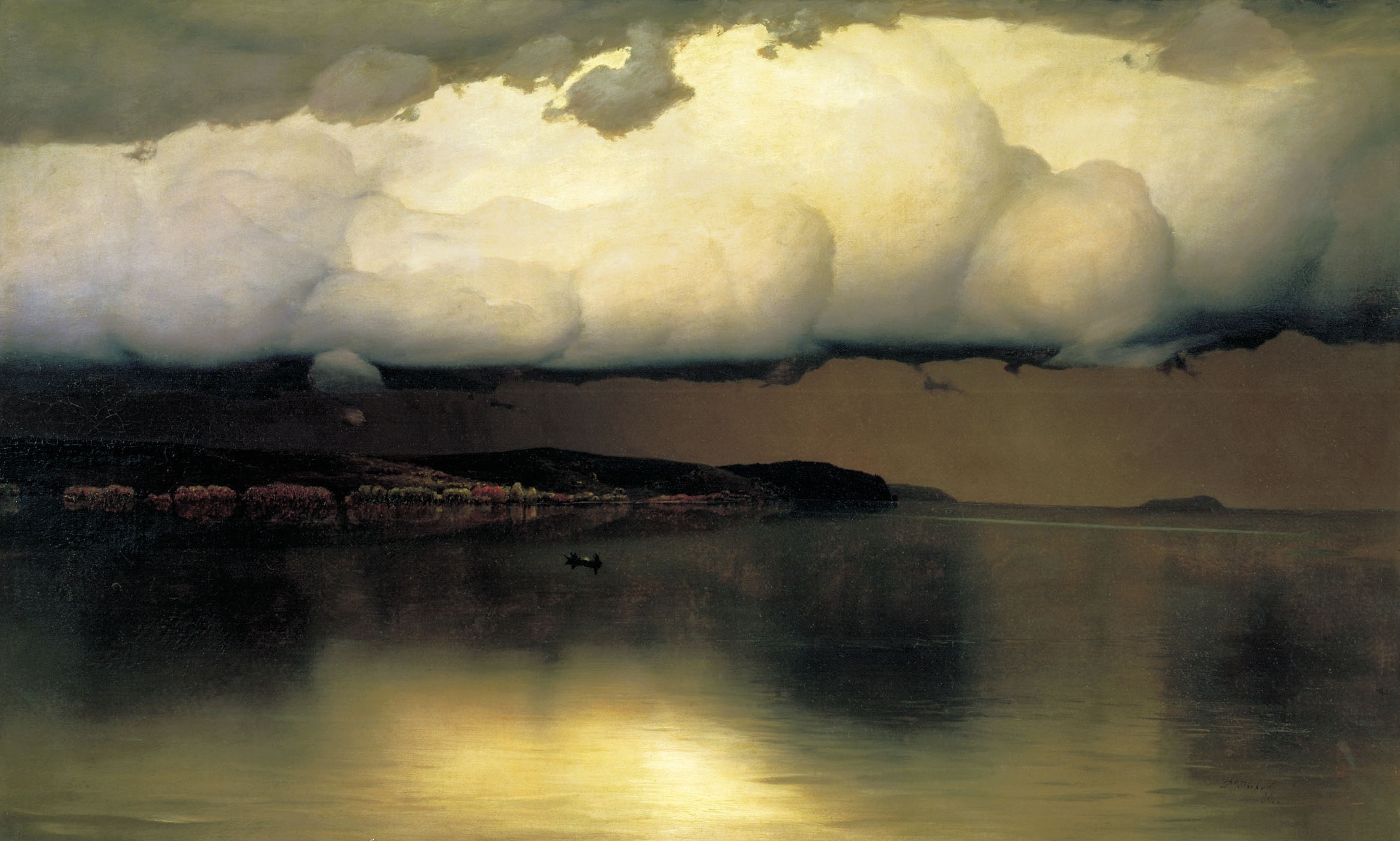 Silencio (La calma antes de la tormenta) by Nikolái Dubovskoy - 1890 - 87.5 х 145.5 cm Museo de Arte Zimmerli
