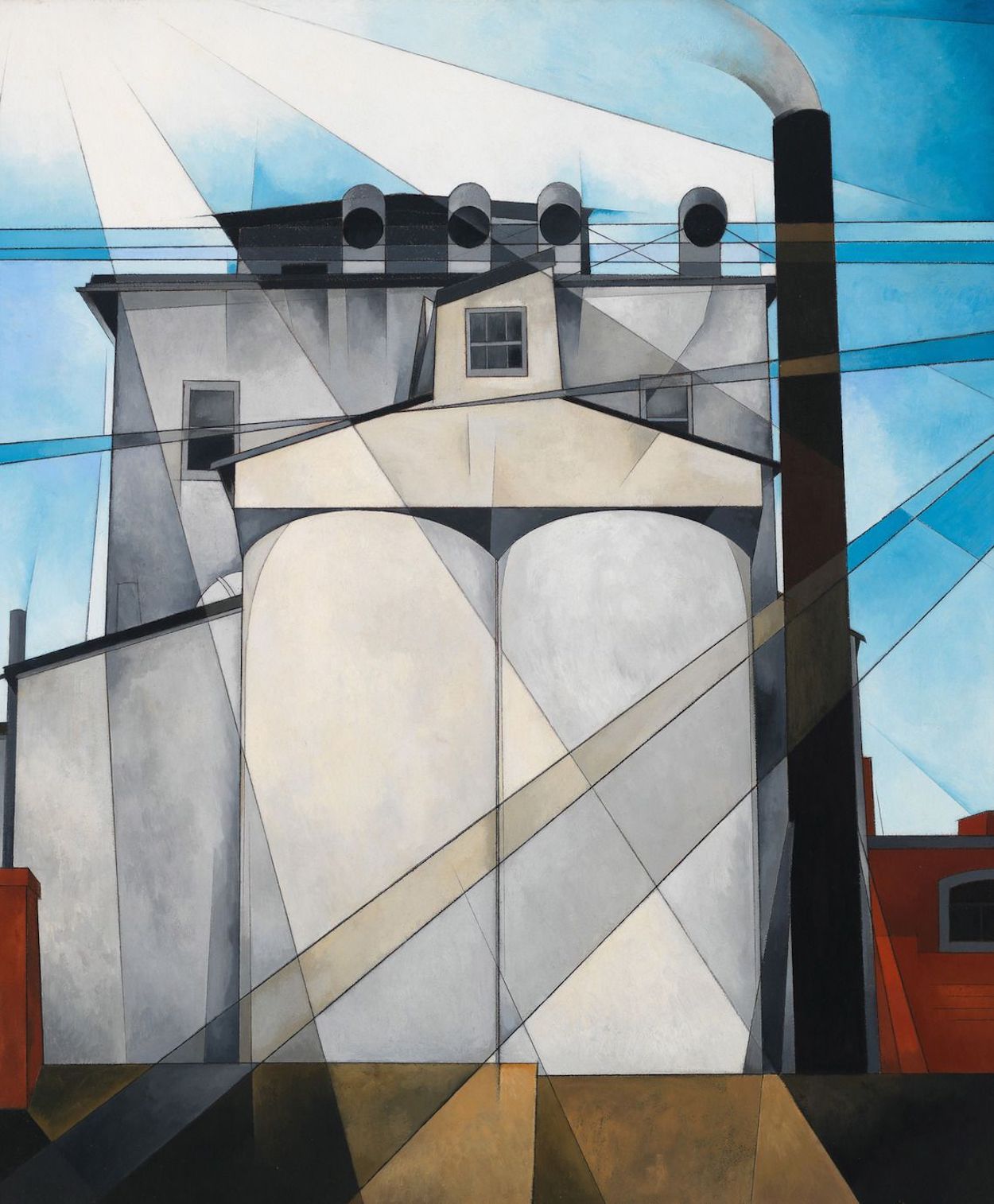 My Egypt by Charles Demuth - 1927 - 91.3 × 76.2 cm Whitney Museum of American Art