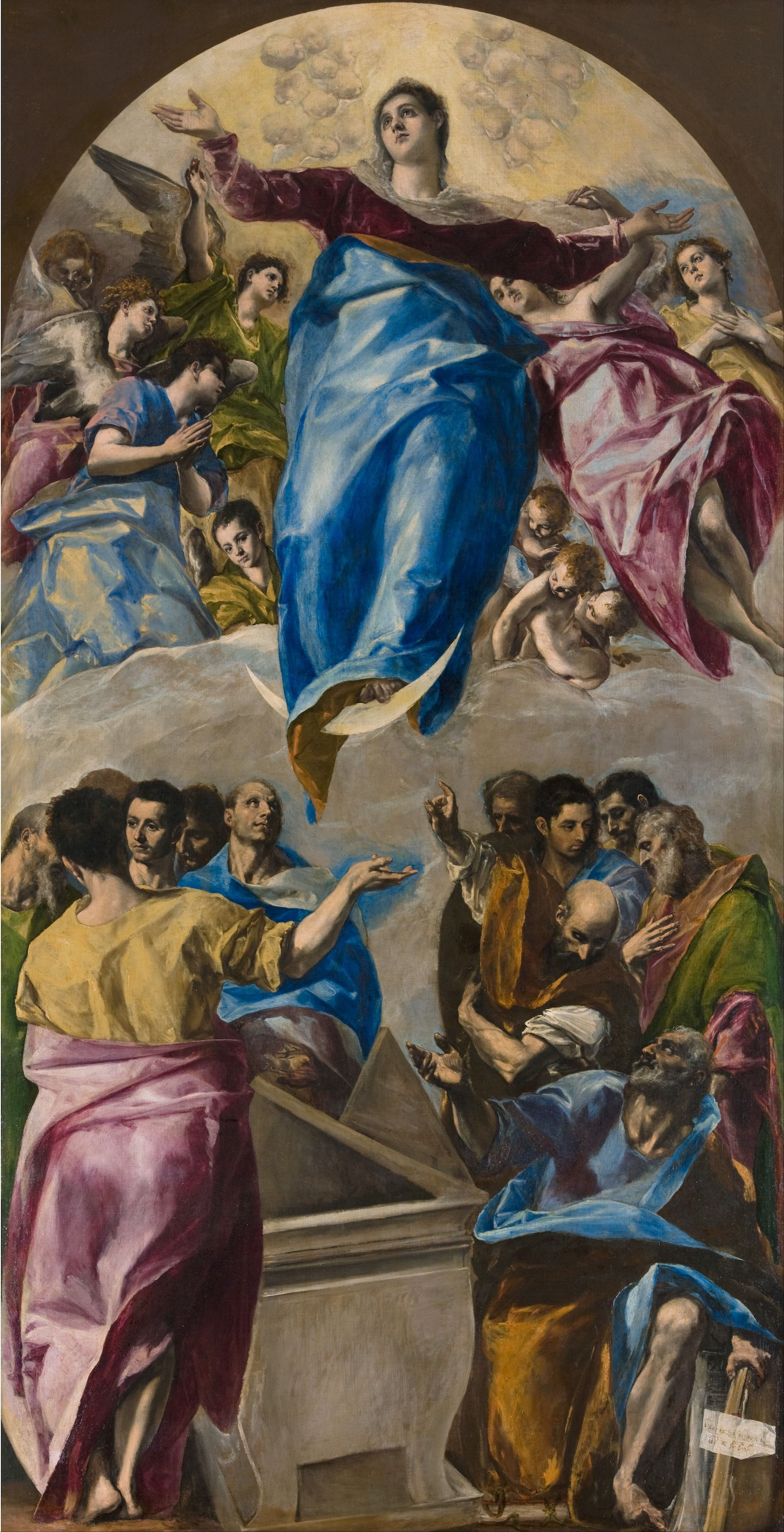 The Assumption of the Virgin by El Greco - 1577 - 401 × 229 cm Art Institute of Chicago