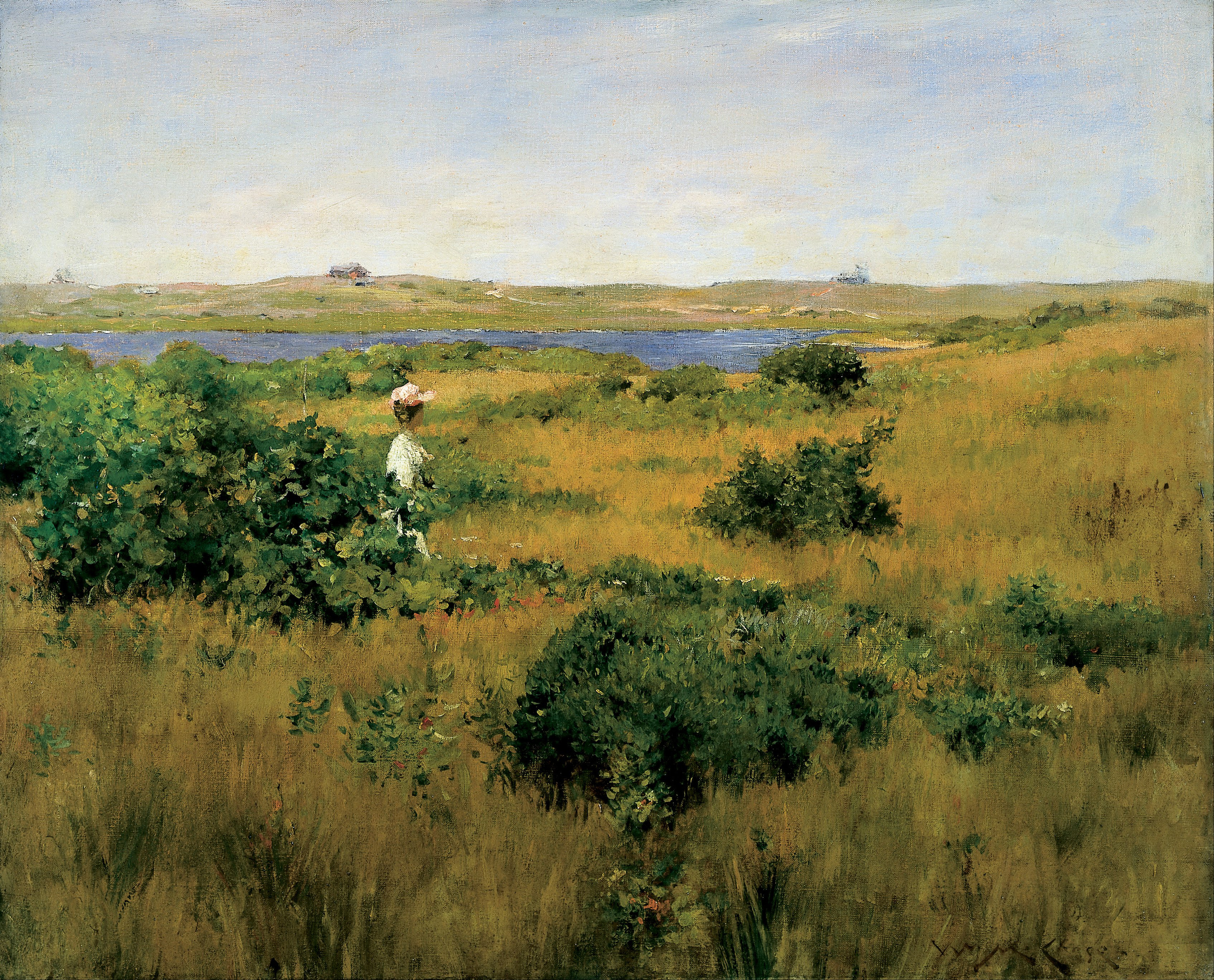 تابستان در تپه های شینِکاک by William Merritt Chase  - 1891 - 67.3 x 82.6 cm 