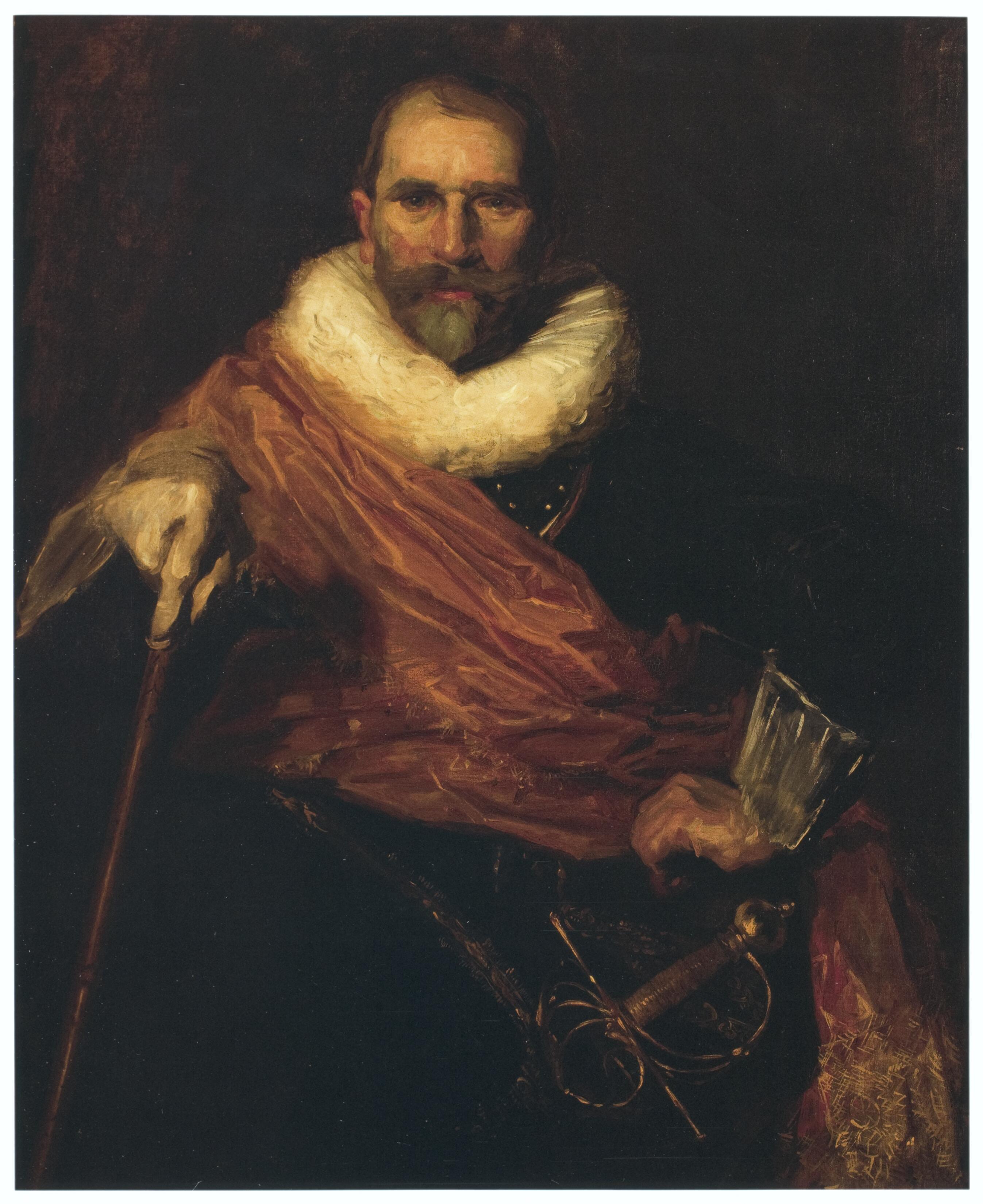 Autoportrait en Colonel Johan Claeszoon Loo by William Merritt Chase - 1903 