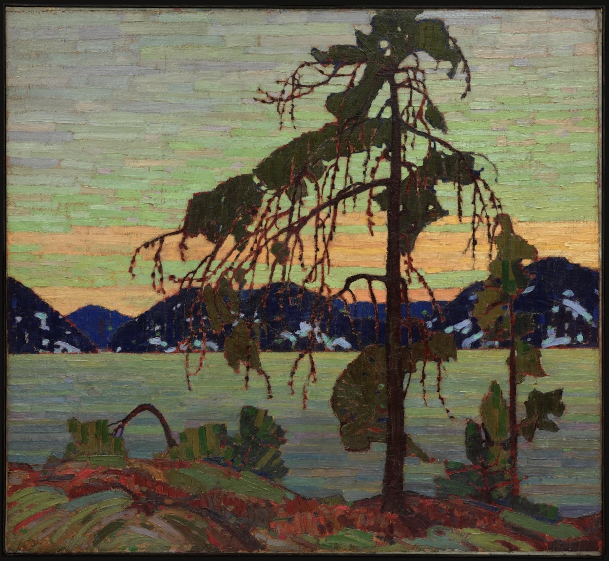 The Jack Pine by Tom Thomson - 1916–17 - 127.9 × 139.8 cm National Gallery of Canada