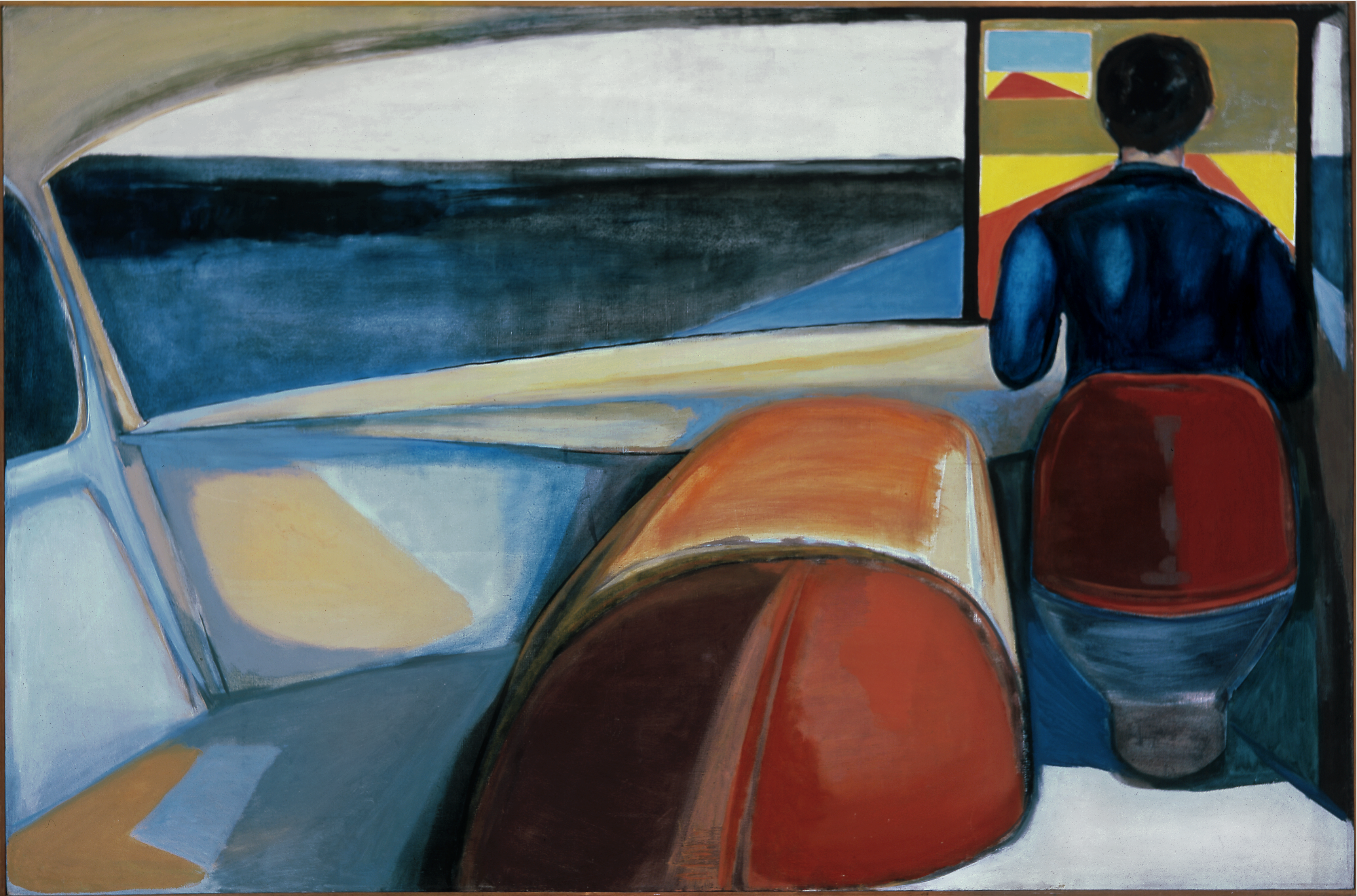 Șofer by Andrzej Wroblewski - 1956 - 132 × 200.5 cm 