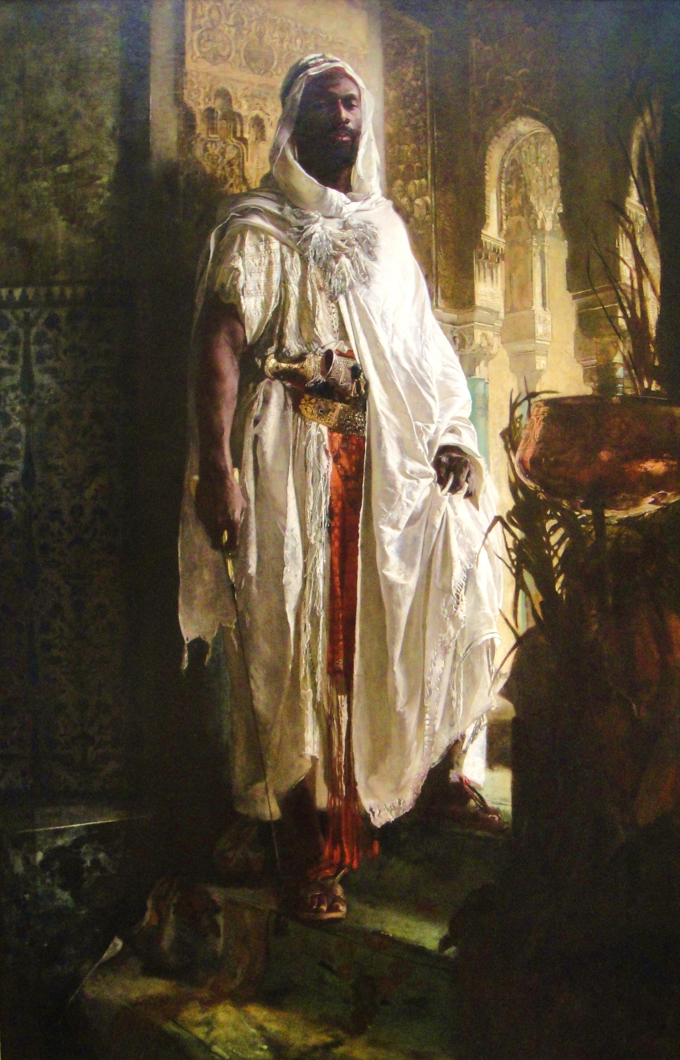 El jefe moro by Eduard Charlemont - 1878 - 150.2 × 97.8 cm Museo de Arte de Filadelfia