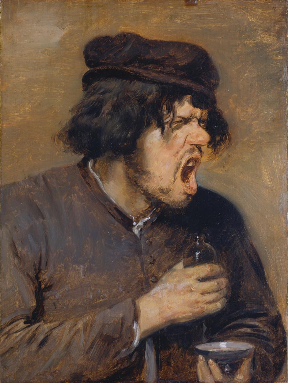 Gorzki napój by Adriaen Brouwer - ok. 1636-38 - 47,4 × 35,5 cm 