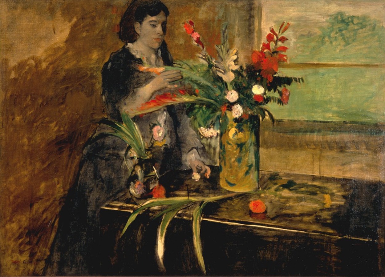 Portrait of Estelle Musson Degas 에스텔 무송 드가의 초상 by Edgar Degas - 1872 - 121.92 x 160.02 cm 