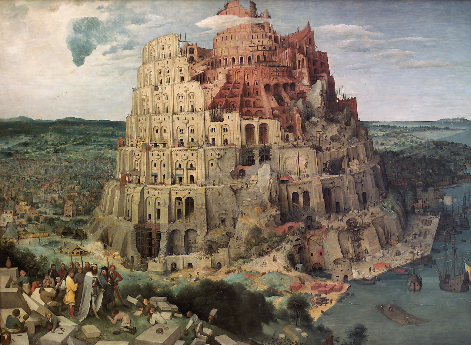 The Tower of Babel by Pieter Bruegel the Elder - 1566 - 114.3 × 155.1 cm Kunsthistorisches Museum