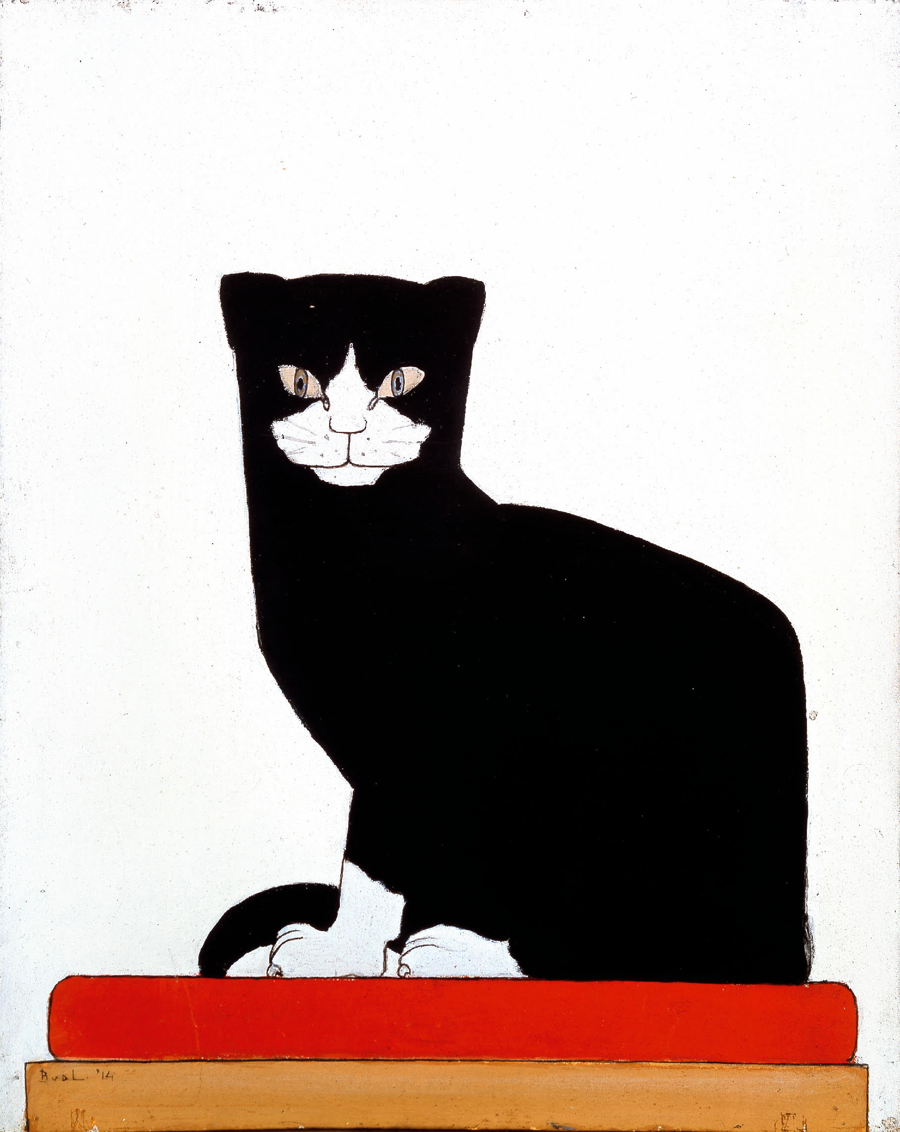 The Cat by Bart van der Leck - 1914 - 37 x 29 cm Kröller-Müller Museum
