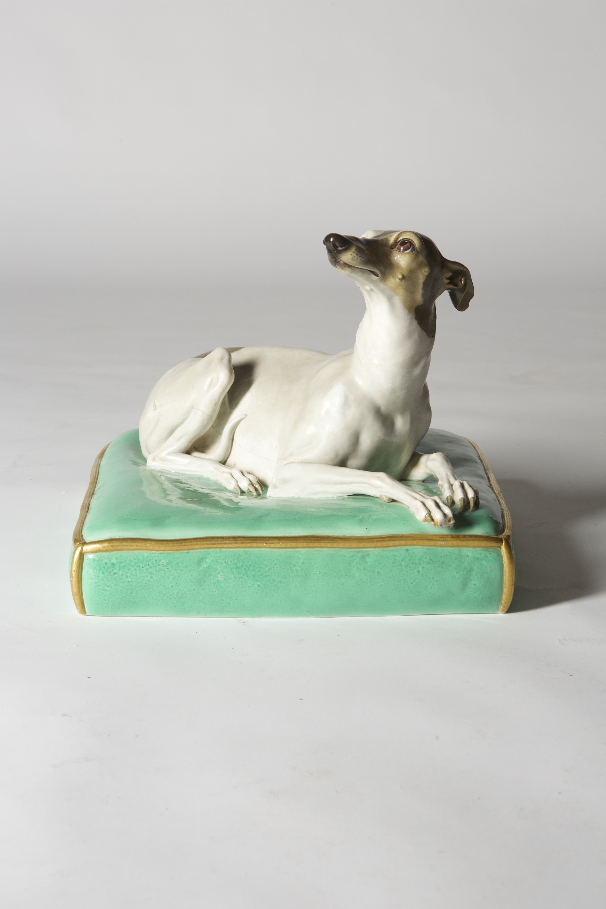 Figurine of the Italian Greyhound by Jean-Dominique Rachette - 1780s Slovak National Museum - Museum of History