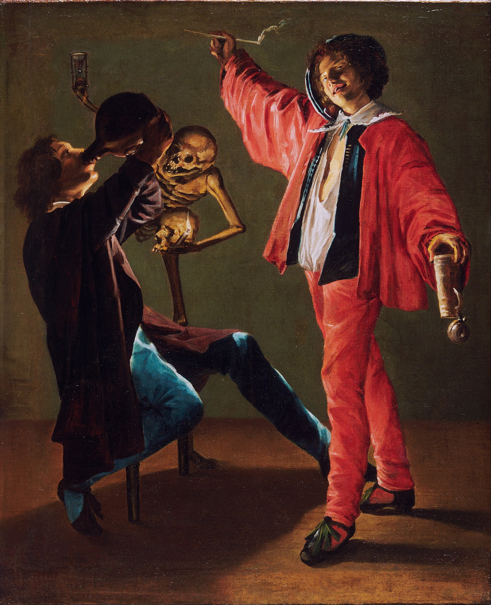 L'ultima goccia (Il cavaliere felice) by Judith Leyster - 1639 
