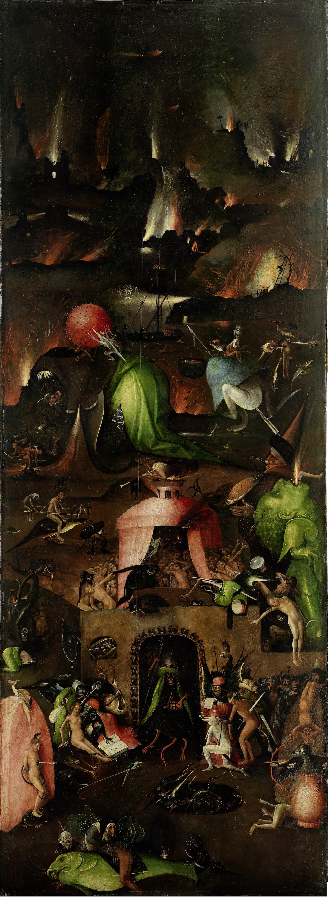 El tríptico del Juicio Final - el panel derecho by Hieronymus Bosch - c. 1500 La Academia de Bellas Artes de Viena
